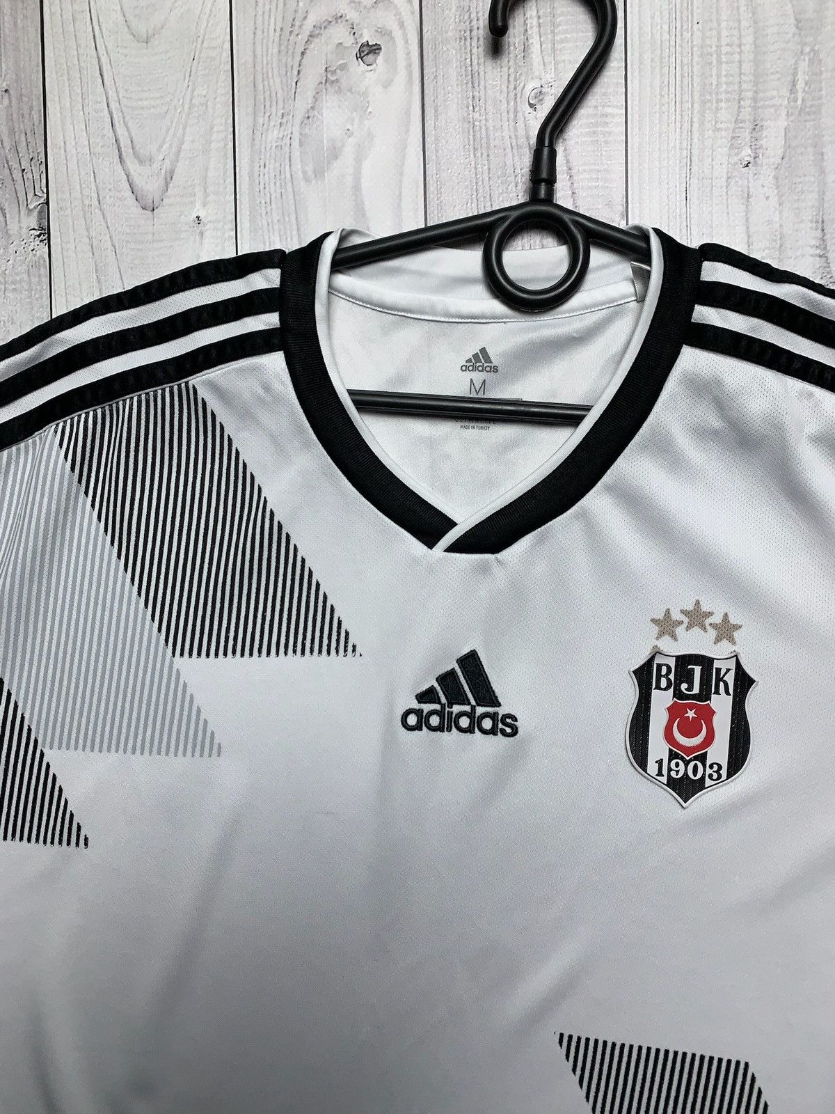 Vintage Vintage Adidas Besiktas soccer jersey size M Size US M / EU 48-50 / 2 - 2 Thumbnail