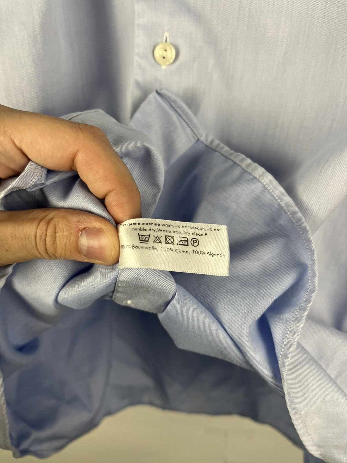 Eton Eton Luxury Cotton Classic Long Sleeve Shirt Button Up Size US L / EU 52-54 / 3 - 9 Thumbnail