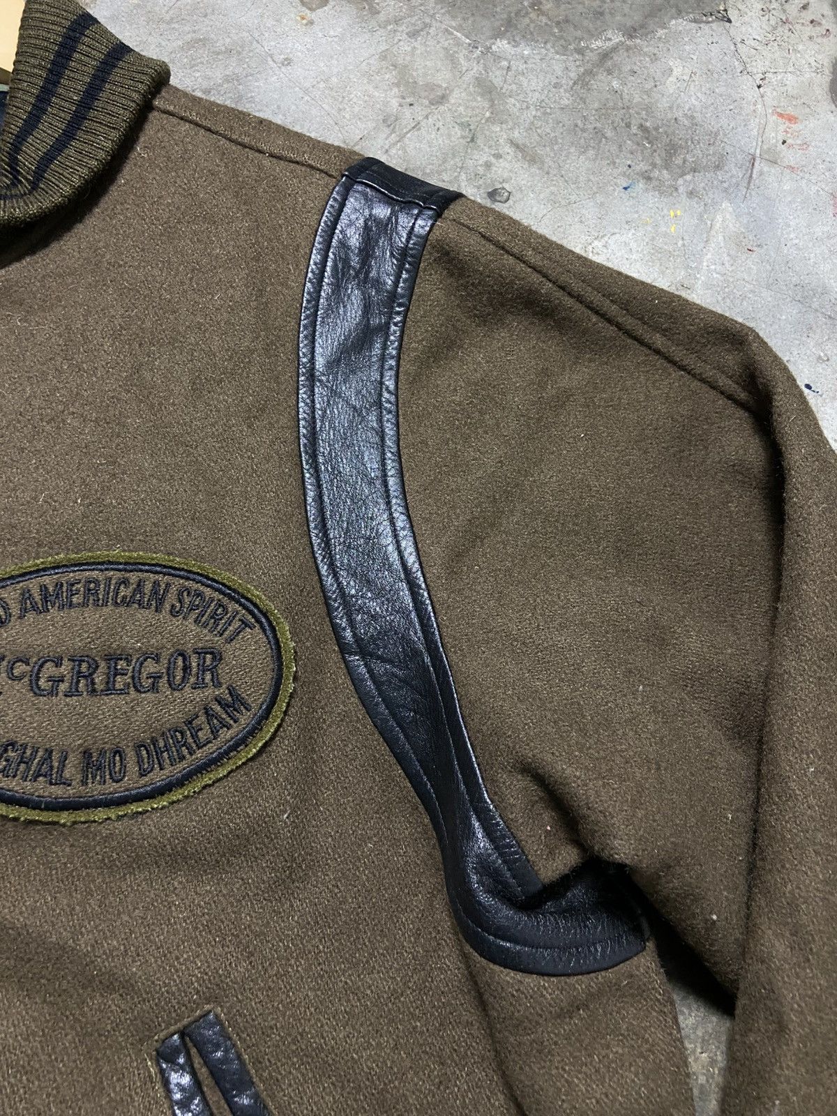 McGregor 🔥🔥 Vintage McGregor Good American Spirit Woll Bomber Jacket Size US L / EU 52-54 / 3 - 10 Thumbnail