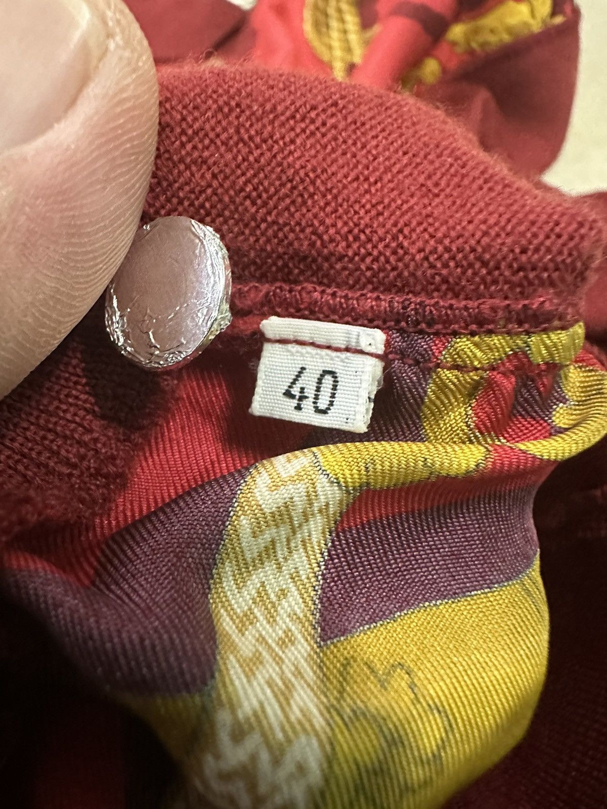 Hermes RARE VINTAGE HERMES SILK KNIT CARDIGAN Size S / US 4 / IT 40 - 14 Thumbnail