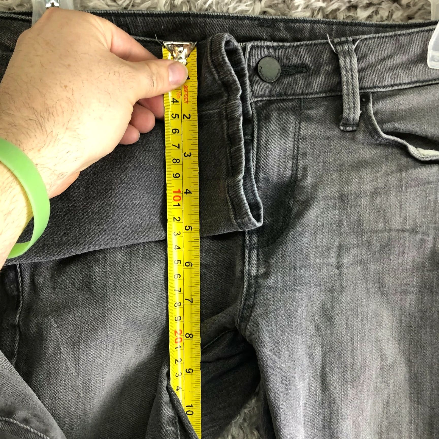 Calvin Klein Calvin Klein Ultimate Skinny Womens Size 2 Low Rise Medium Wash Gray Denim Jeans Size 26" / US 2 / IT 38 - 4 Thumbnail