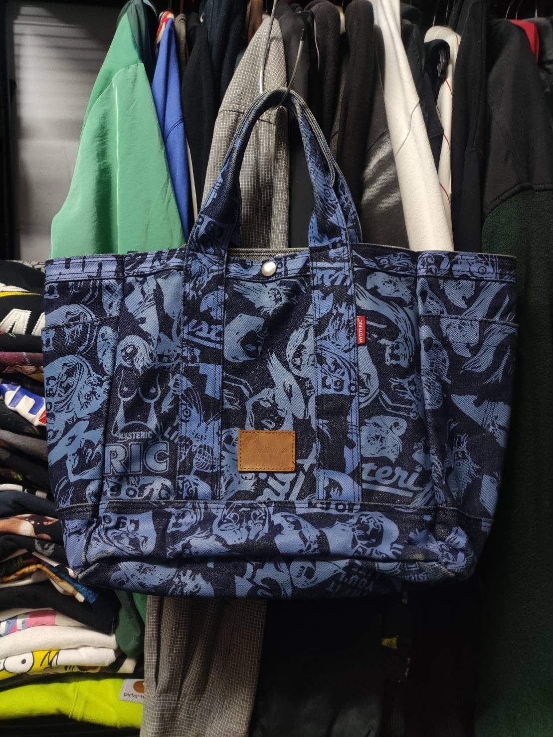 Denime Hysteric Glamour Full Print Denim Jeans HandBag Size ONE SIZE - 1 Thumbnail
