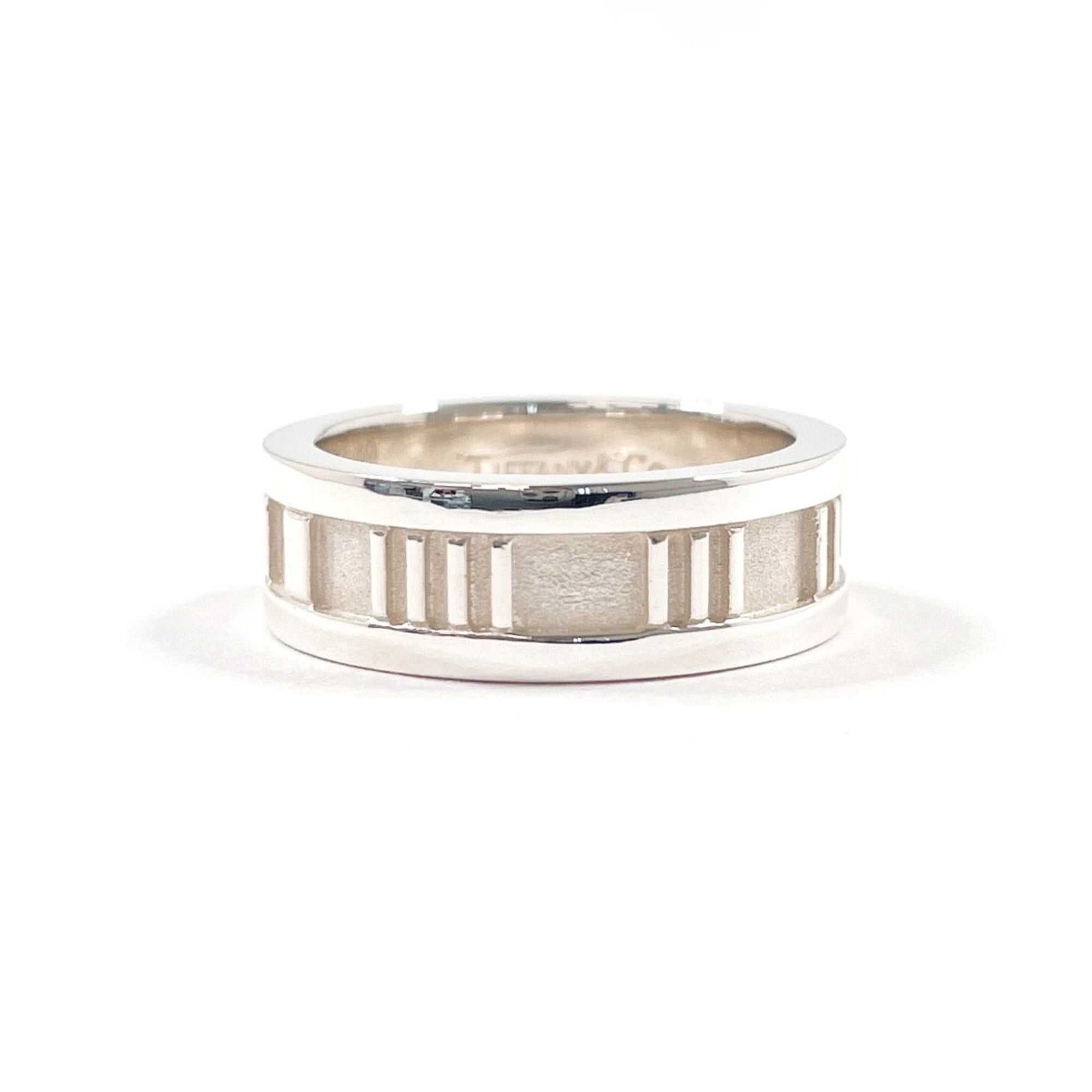 Tiffany & Co. TIFFANY&Co. Tiffany Atlas Ring, Sterling Silver 925, Size 8.5cm, Women's Size ONE SIZE - 1 Thumbnail