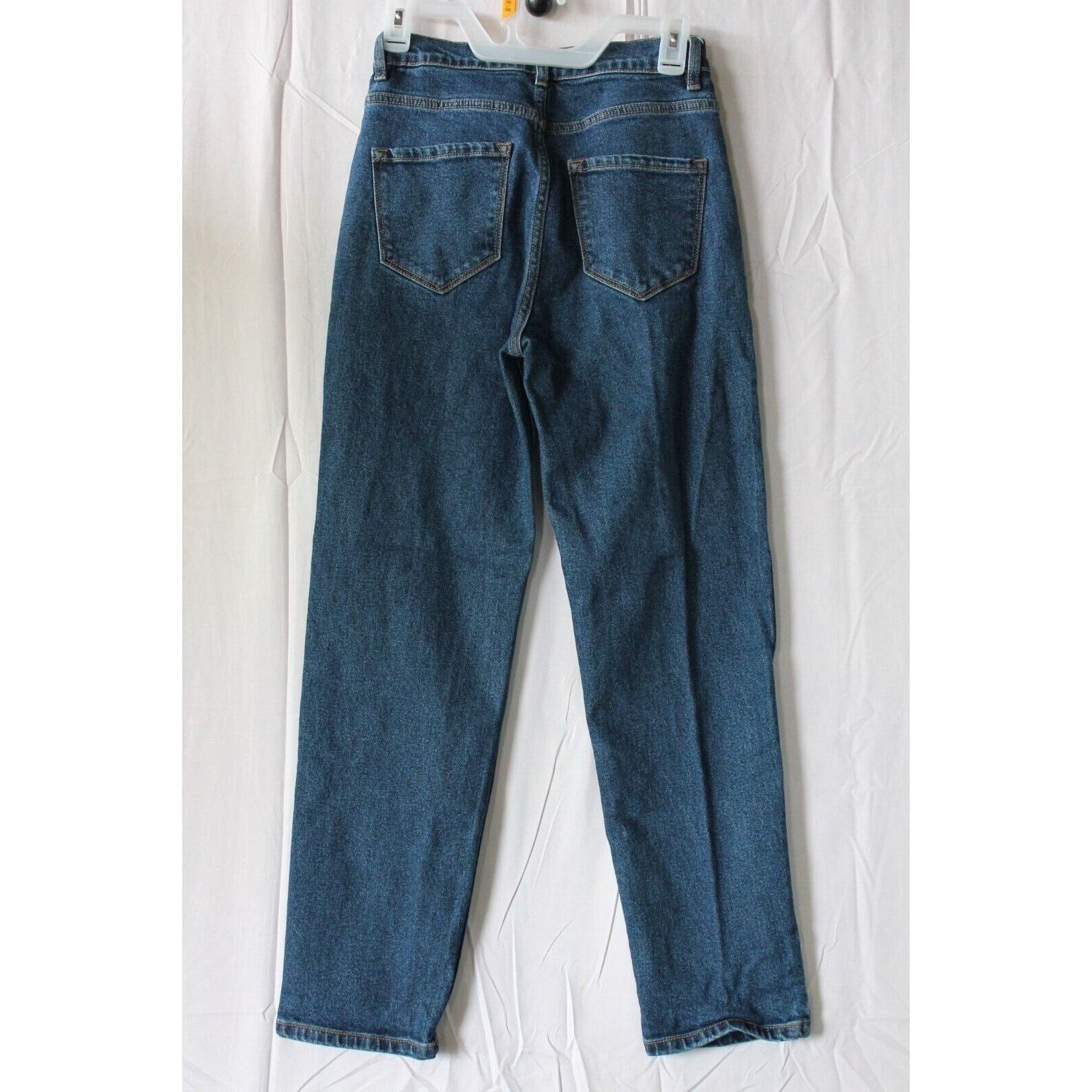 Fashion Nova FASHION NOVA women jeans sz 5, Straight fit. Dark Blue CLEAN Size 27" / US 4 / IT 40 - 5 Thumbnail