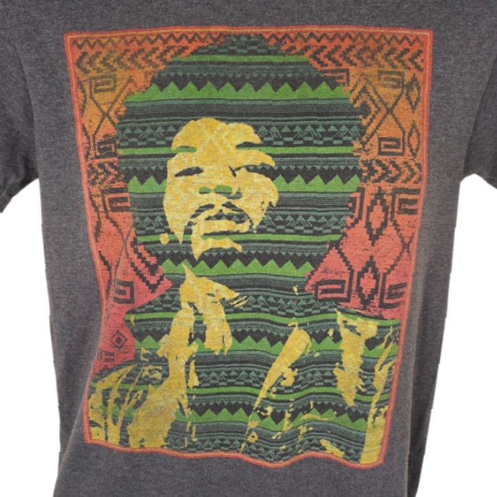 Vintage Jimi Hendrix T Shirt Mens Size Small Gray Rock Music Shirt Size US S / EU 44-46 / 1 - 2 Thumbnail