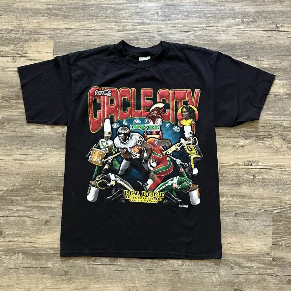 Tultex Vintage Circle City Classic XVII HBCU Football Game T-Shirt Size US L / EU 52-54 / 3 - 1 Thumbnail