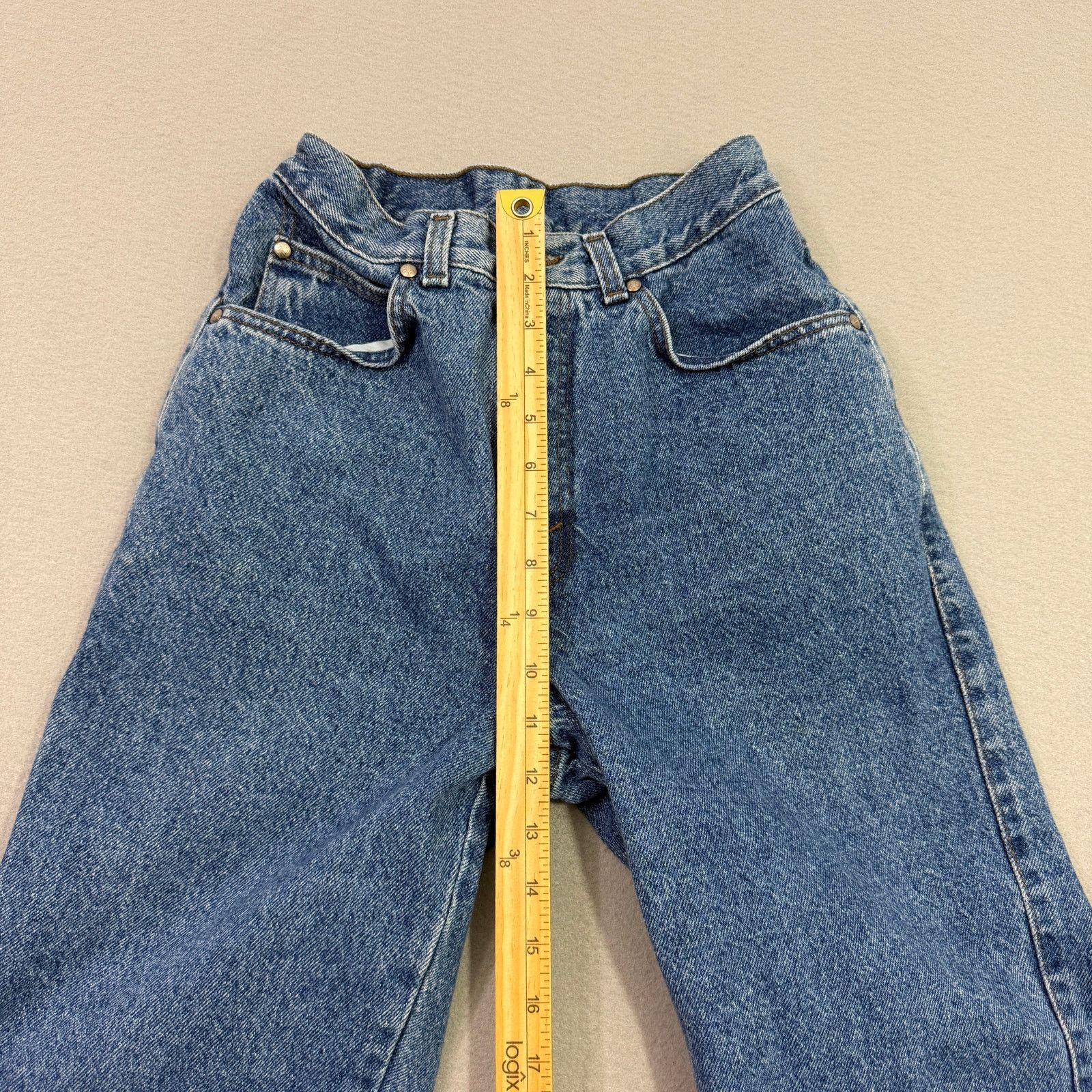 Vintage Vintage Levis 900 Jeans Women's 7 (24x33) Blue Mom High Rise Size 24" / US 00 / IT 34 - 6 Thumbnail