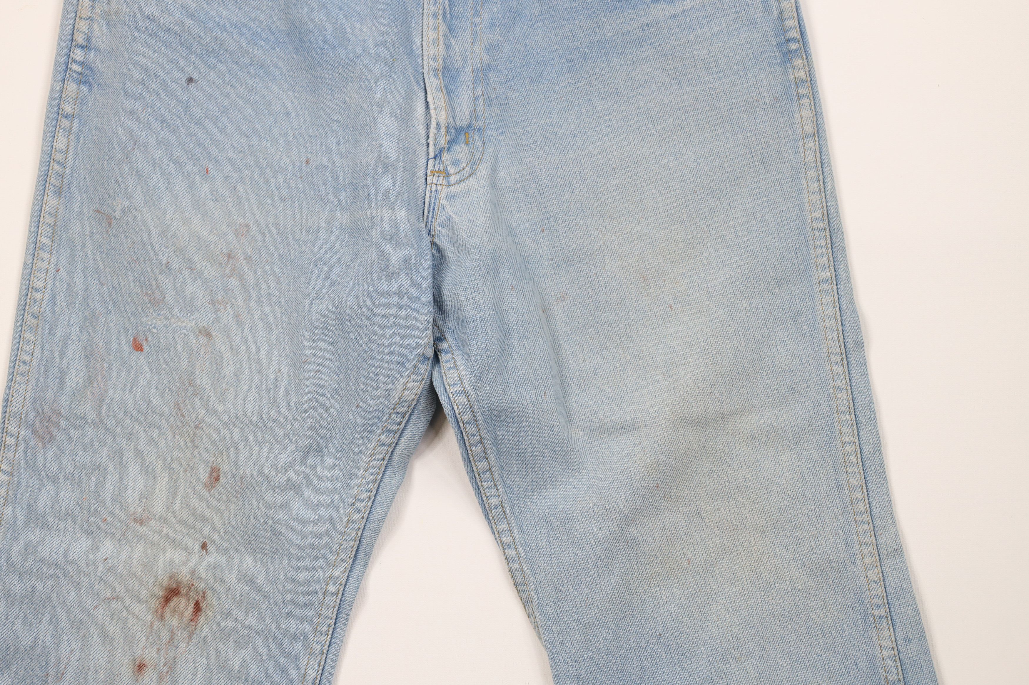Vintage Vintage 70s Streetwear Flared Wide Leg Denim Jeans USA Size US 34 / EU 50 - 3 Thumbnail