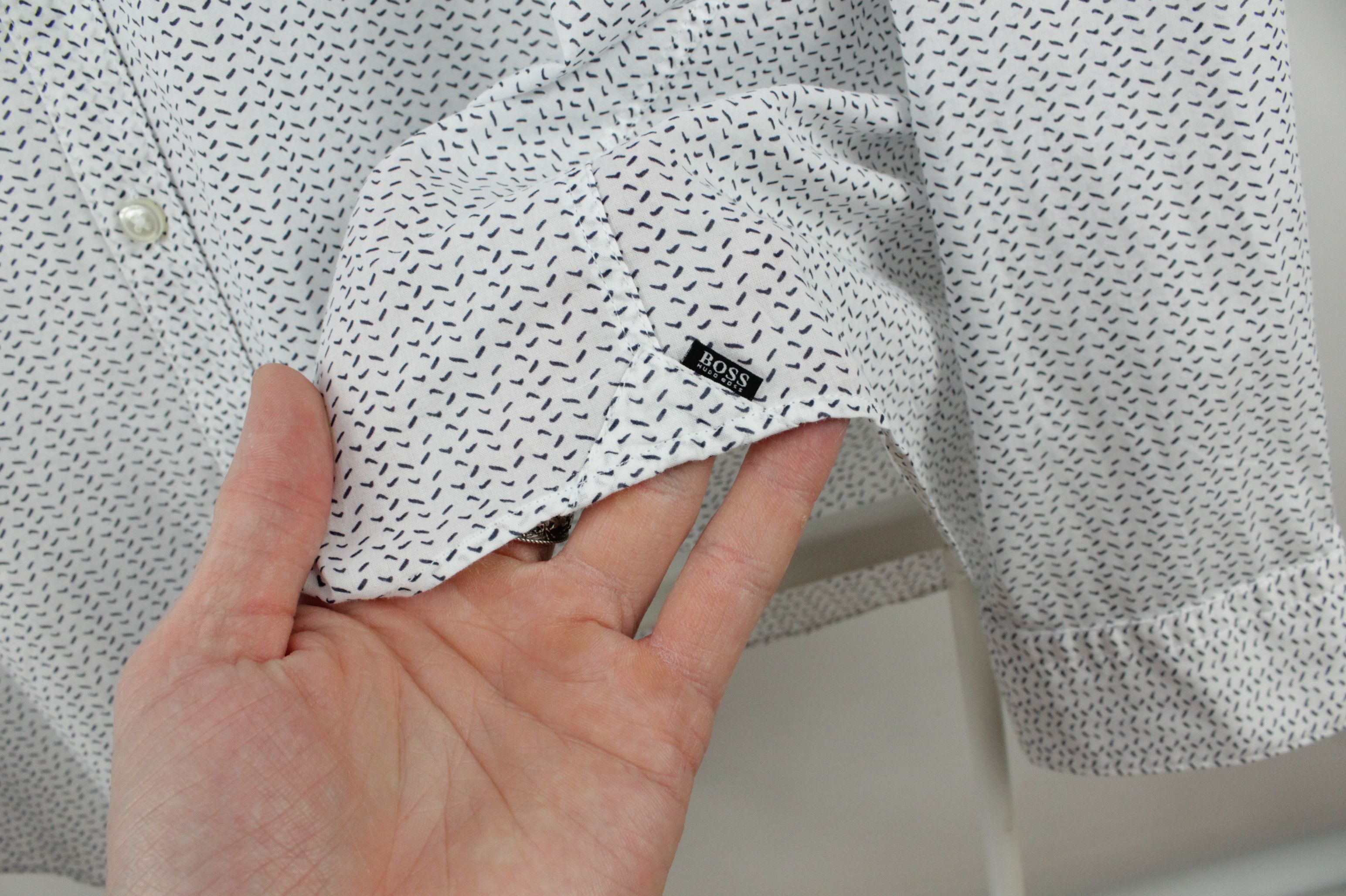 Designer × Hugo Boss Hugo Boss Match Point Cotton Slim Fit Dress Shirt Men's Size US XXL / EU 58 / 5 - 5 Thumbnail