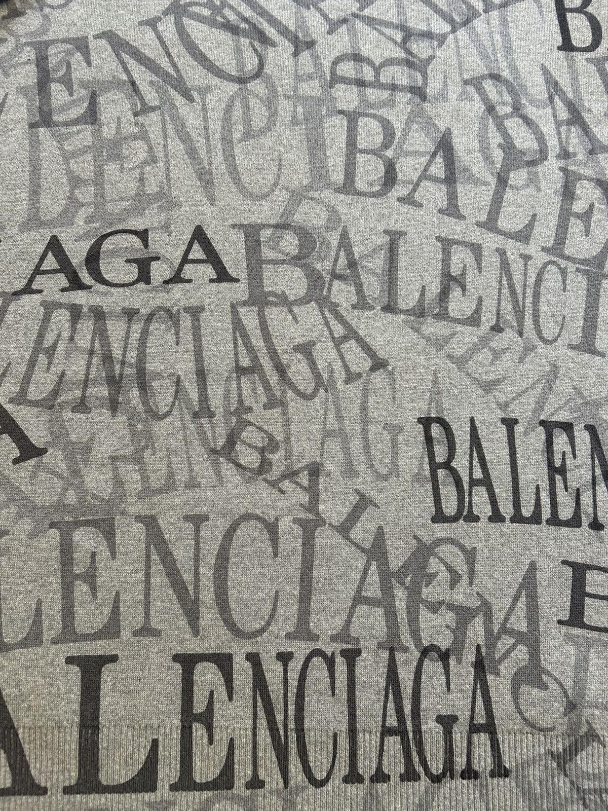 Balenciaga 2019 All-Over Logo Knit Size US S / EU 44-46 / 1 - 5 Thumbnail