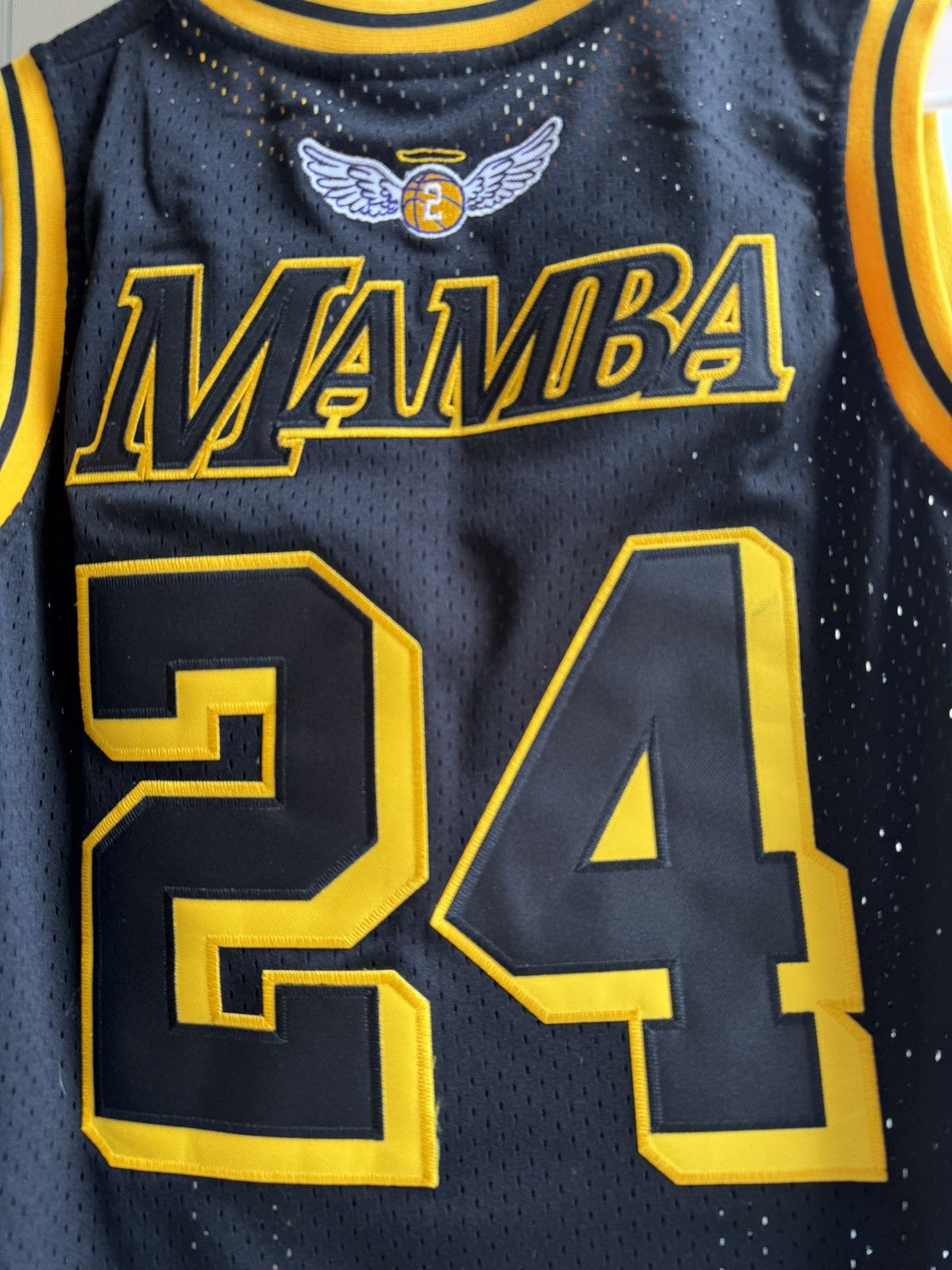 Kobe Bryant Legend Basketball Jersey (Black/Gold)