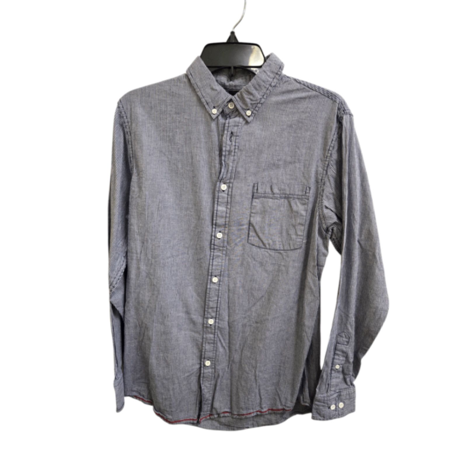Burnside Very Good M Blue & White Striped Button-Down Shirt Size US M / EU 48-50 / 2 - 1 Preview