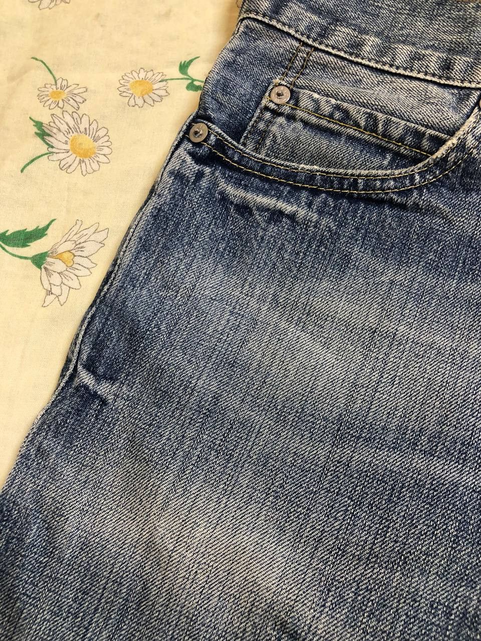 Levi's Levi's 506 Men's Jeans Shorts Distressed Denim Blue Size US 31 - 4 Thumbnail
