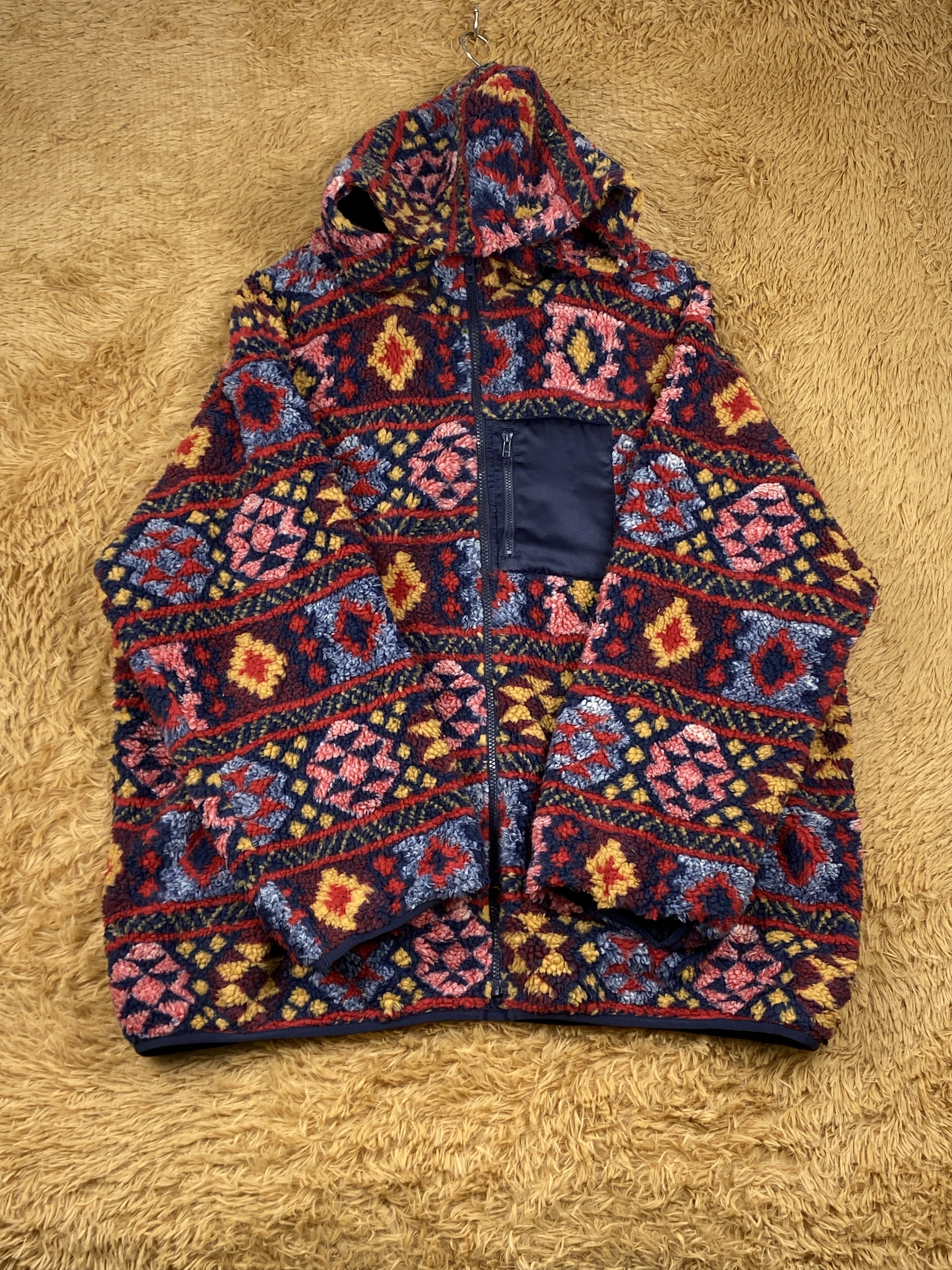 Japanese Brand Vintage Smile Land Fleece Native Aztec Navajo Jacket J1751 Size US XXL / EU 58 / 5 - 4 Thumbnail