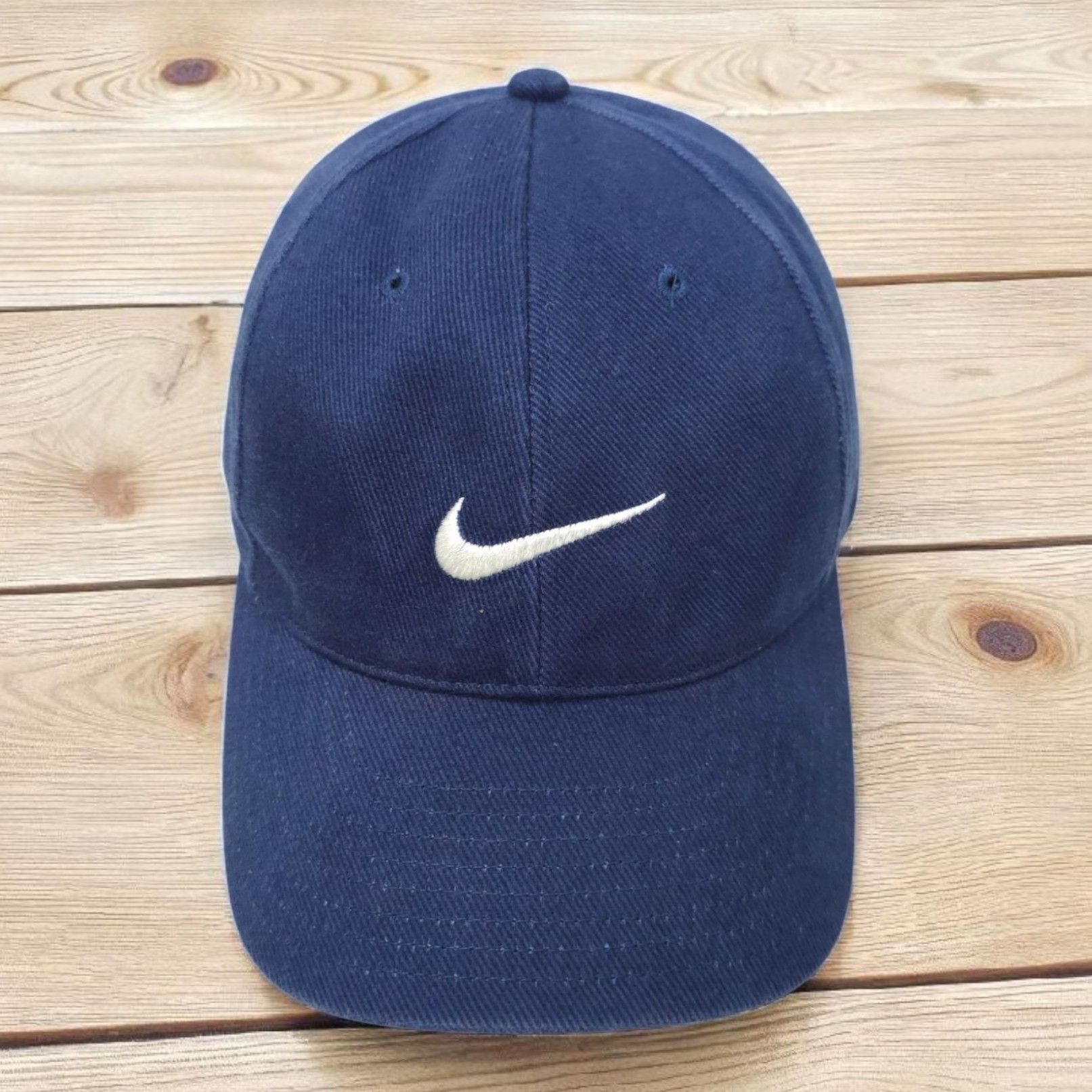 Nike Nike Swoosh Cotton Twill Strapback Cap Hat Baseball Golf Size ONE SIZE - 1 Thumbnail