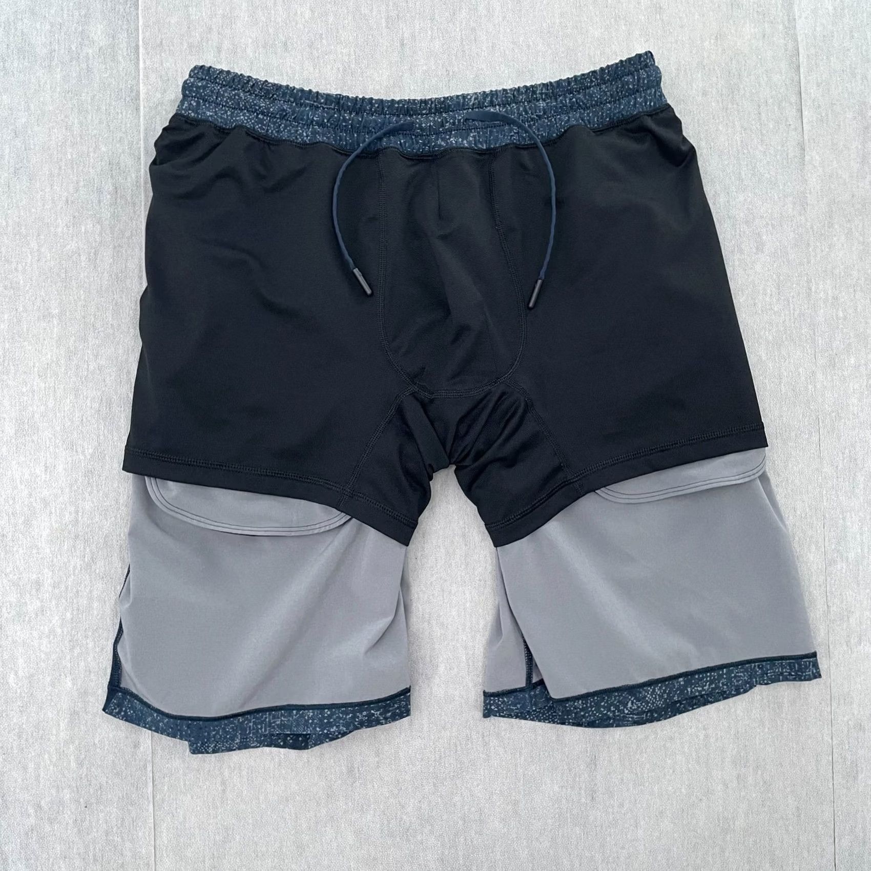 Lululemon Lululemon Pace Breaker Active Drawstring Shorts Men M Blue Size US 31 - 6 Thumbnail
