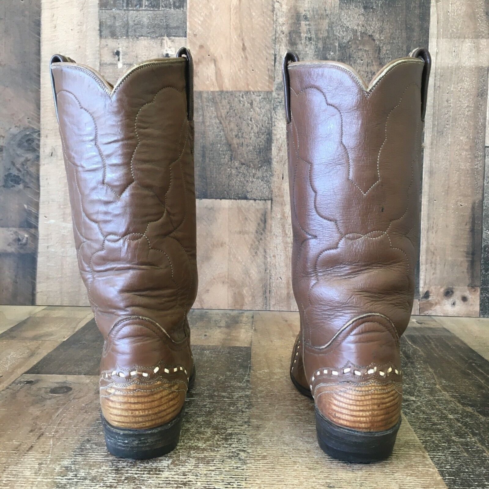 Tony Lama Tony Lama Vintage Pointed Toe Cowboy Boots Womens 5.5 B Size US 5.5 / IT 35.5 - 8 Thumbnail