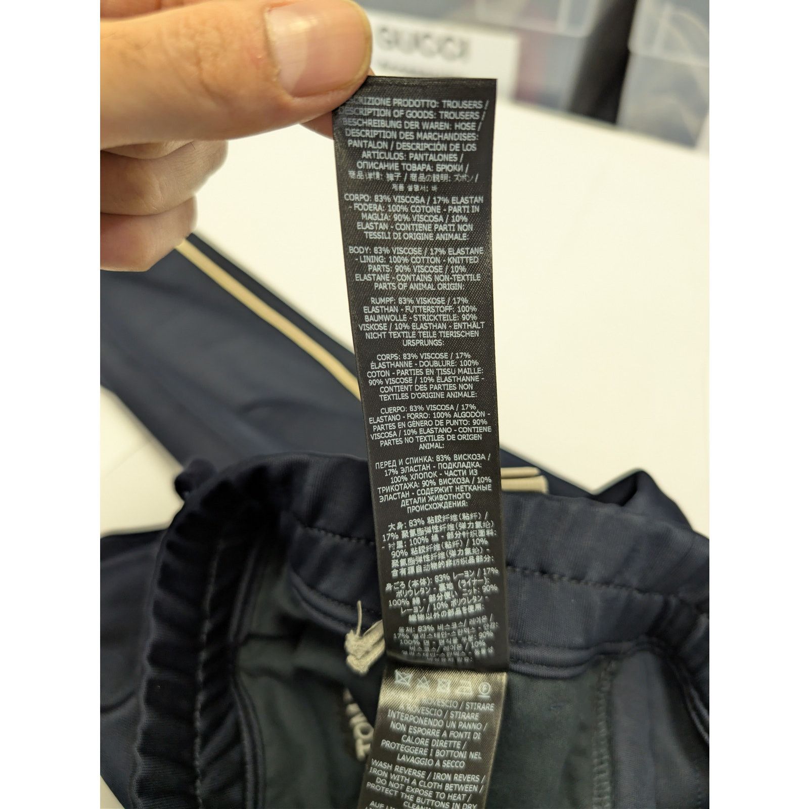 Tom Ford o1rshd1 Cut and Sewn Pant Sweatpants / Trousers in Ink Blue Size US 30 / EU 46 - 17 Thumbnail
