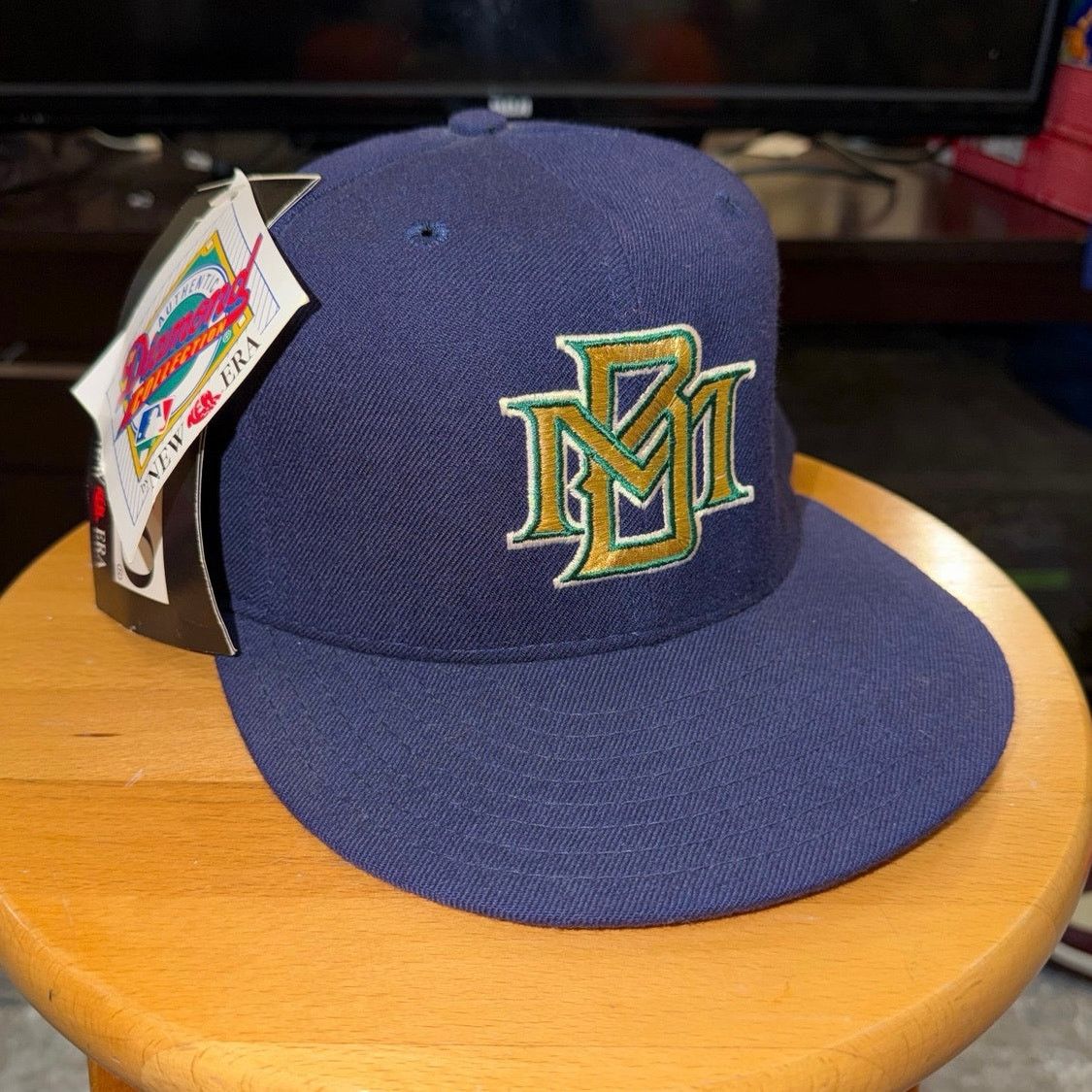 New Era New Era The 59/50 90s Milwaukee Brewers Hat Size 7 1/2 NWT Size ONE SIZE - 2 Thumbnail