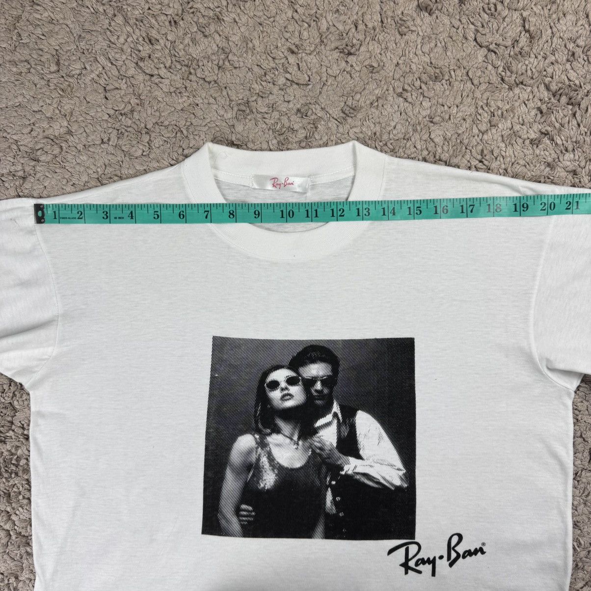 RayBan Vintage 90s Ray-ban Couple Graphic Promo T-shirt Size US M / EU 48-50 / 2 - 16 Thumbnail