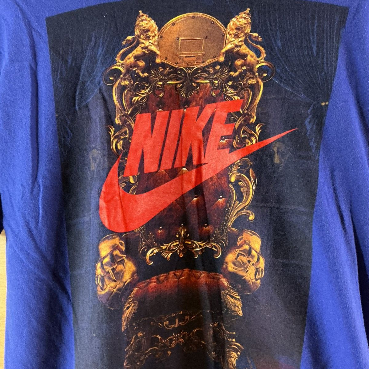 Nike Nike LeBron Men’s Sm Blue Short-Sleeve Graphic Tee Red Logo Size US S / EU 44-46 / 1 - 2 Thumbnail