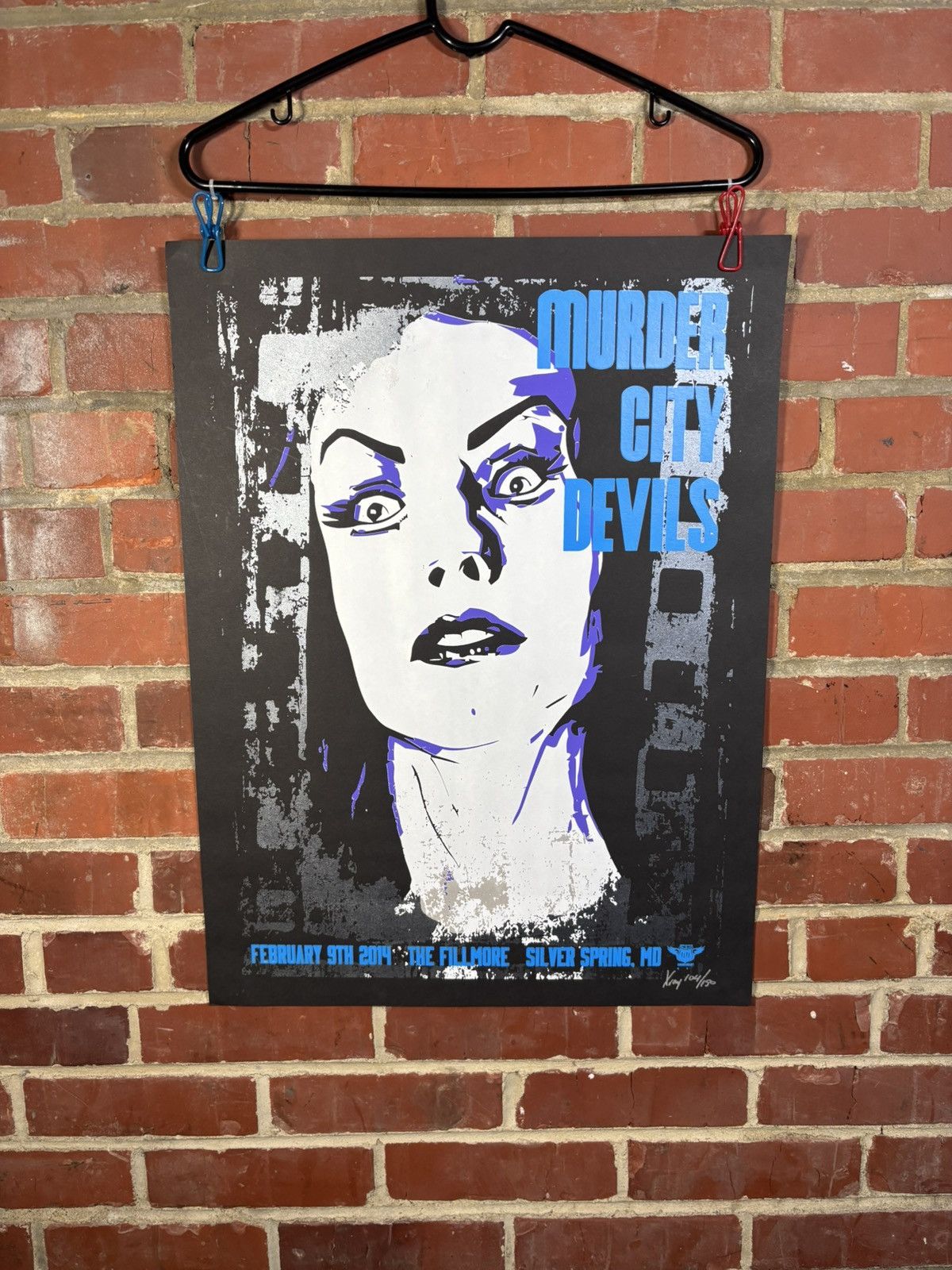 Other Murder City Devils Concert Poster 2014 Fillmore MD 104/150 Size ONE SIZE - 1 Thumbnail