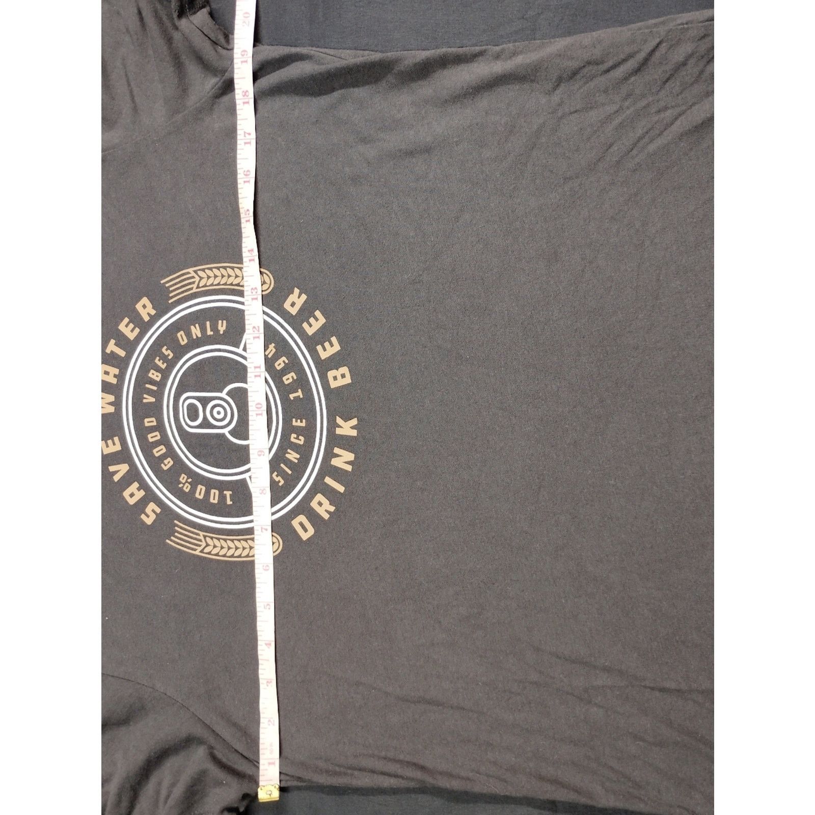 Old Navy Old Navy Men’s Black Save Water Drink Beer Graphic T‑Shirt Size US S / EU 44-46 / 1 - 4 Thumbnail