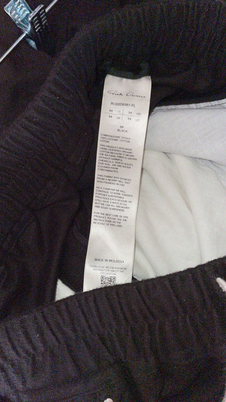 Rick Owens Rick Owens Black Zip Sweatpants Size US 28 / EU 44 - 4 Thumbnail