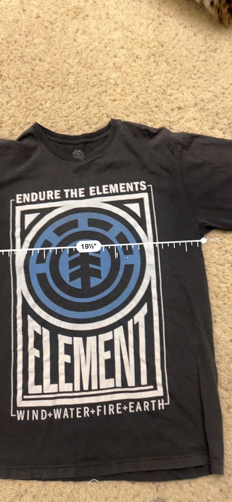 Element × Vintage Sick faded element AOP Y2K tee Size US L / EU 52-54 / 3 - 4 Thumbnail