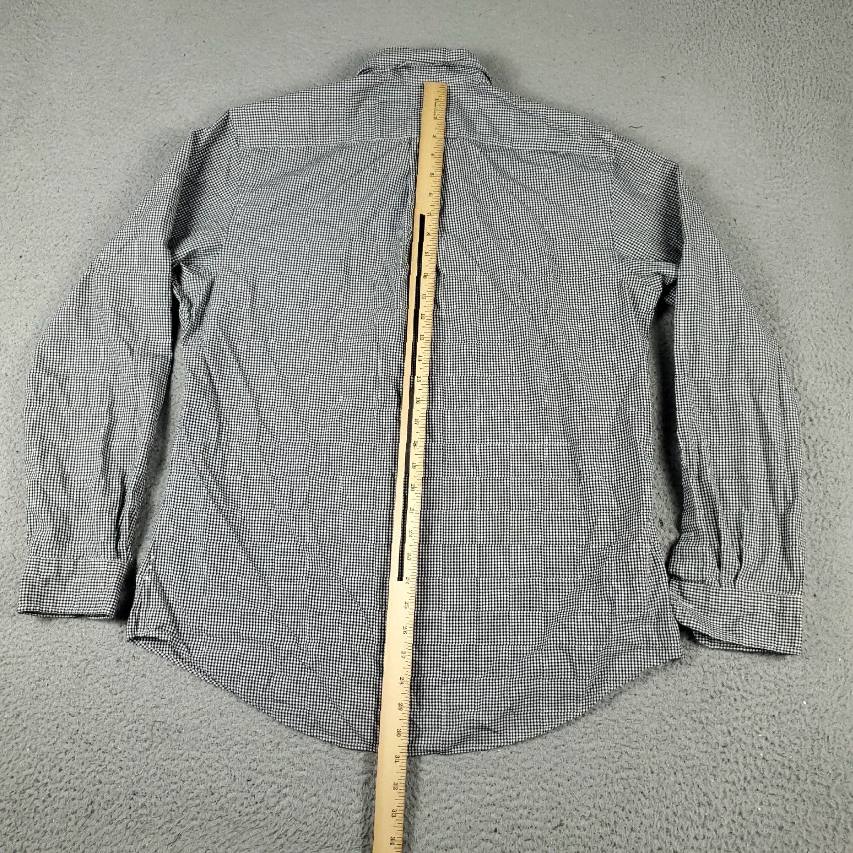 Ralph Lauren Ralph Lauren Button Up Shirt Mens Large Gray Check Long Sleeve Cotton Casual Modern Size US L / EU 52-54 / 3 - 5 Thumbnail