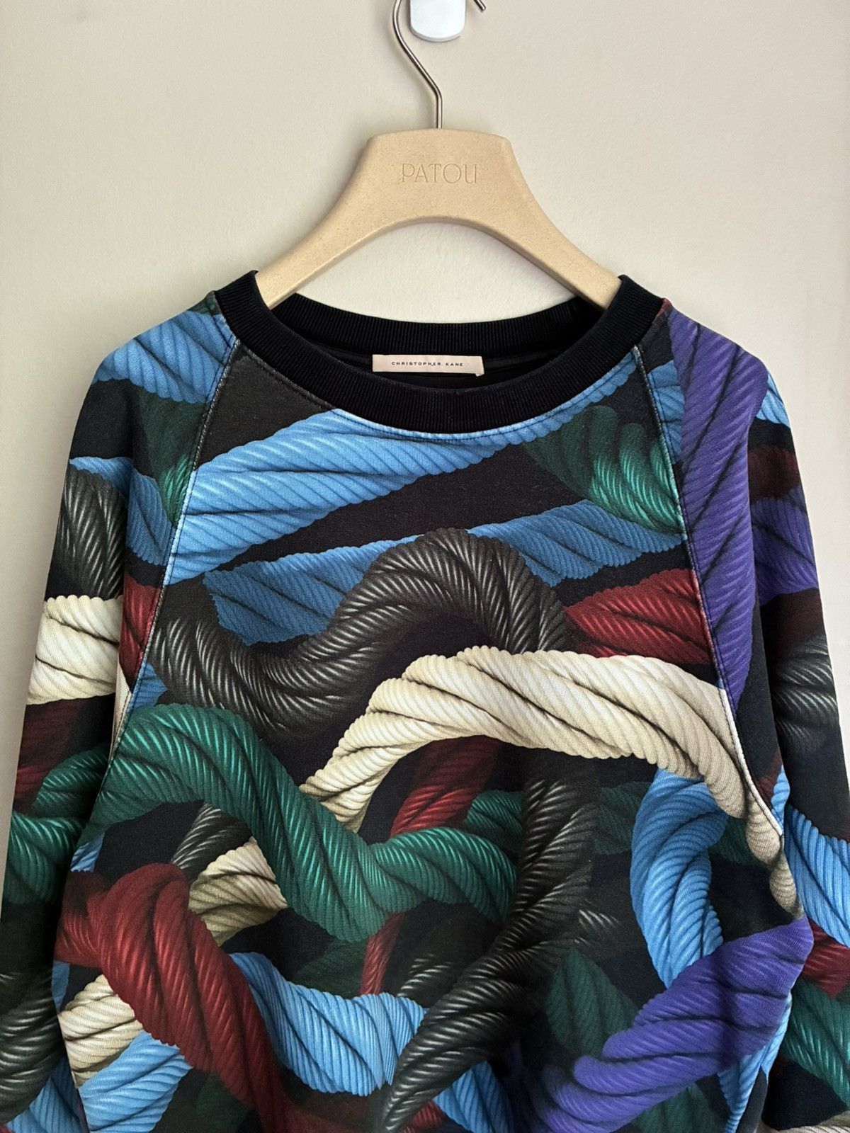 Christopher Kane Christopher Kane Trompe-l'œil Magnified Yarn Print Sweater Size US M / EU 48-50 / 2 - 12 Thumbnail