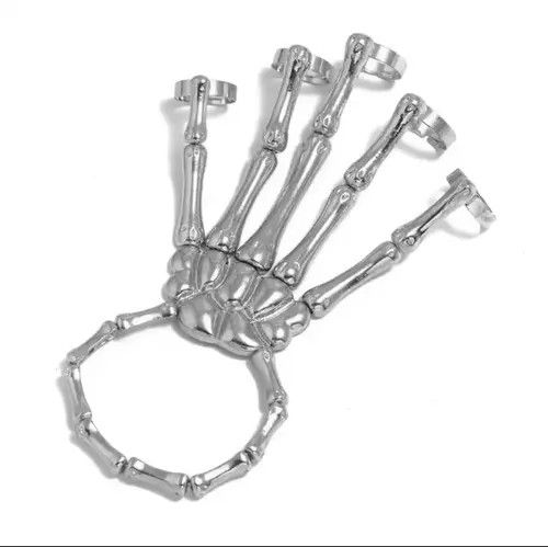 Japanese Brand Adjustable Skeleton Skull Hand Glove Size ONE SIZE - 3 Thumbnail
