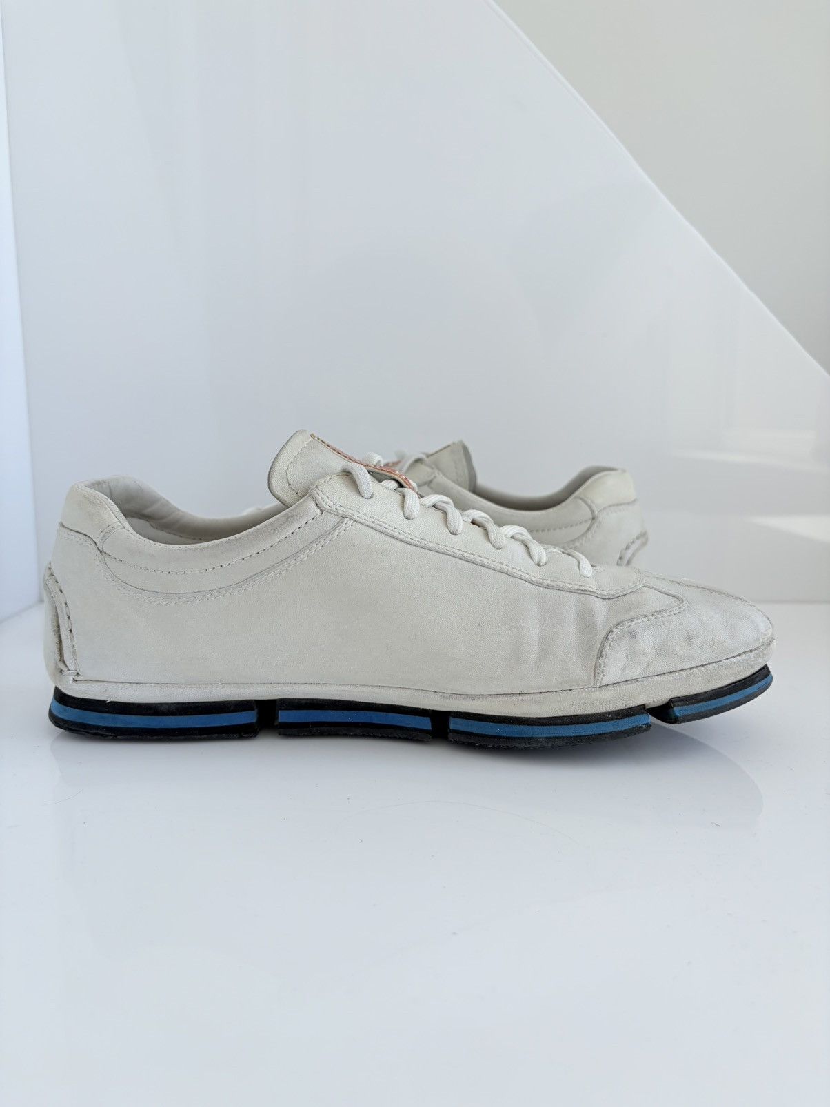 Prada Prada Sport Baskets Sneakers Americas Cup Leather Shoes Size US 9 / EU 42 - 5 Thumbnail