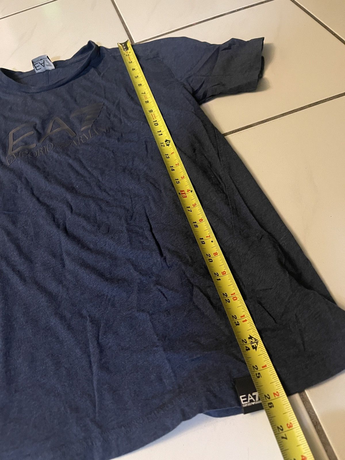 Emporio Armani Emporio Armani EA7 Short Sleeve Mens T Shirt XXL Navy Blue Size US XXL / EU 58 / 5 - 5 Thumbnail