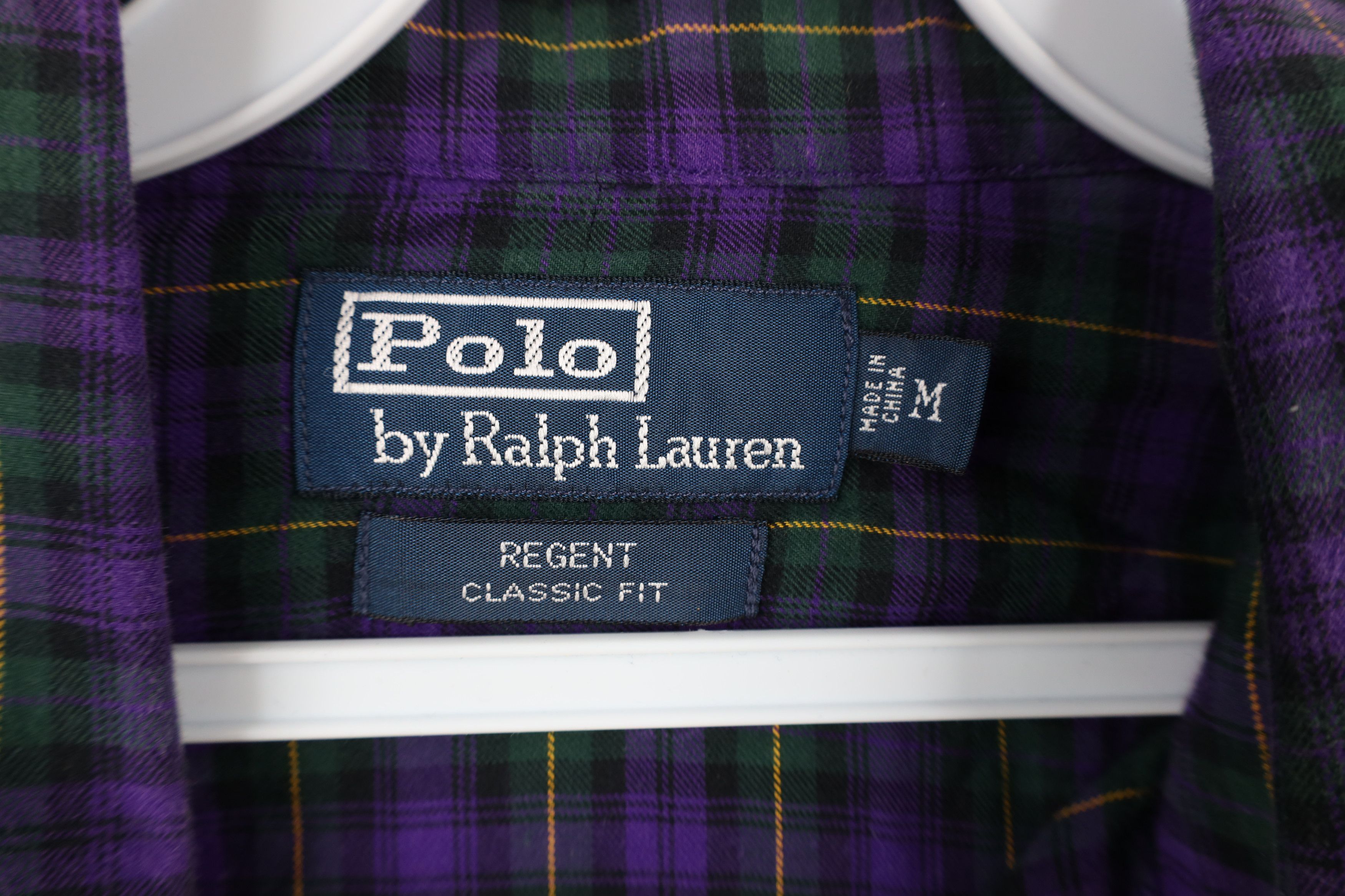 Ralph Lauren × Vintage Vintage 90s Ralph Lauren Flannel Collared Button Shirt Plaid Size US M / EU 48-50 / 2 - 6 Thumbnail