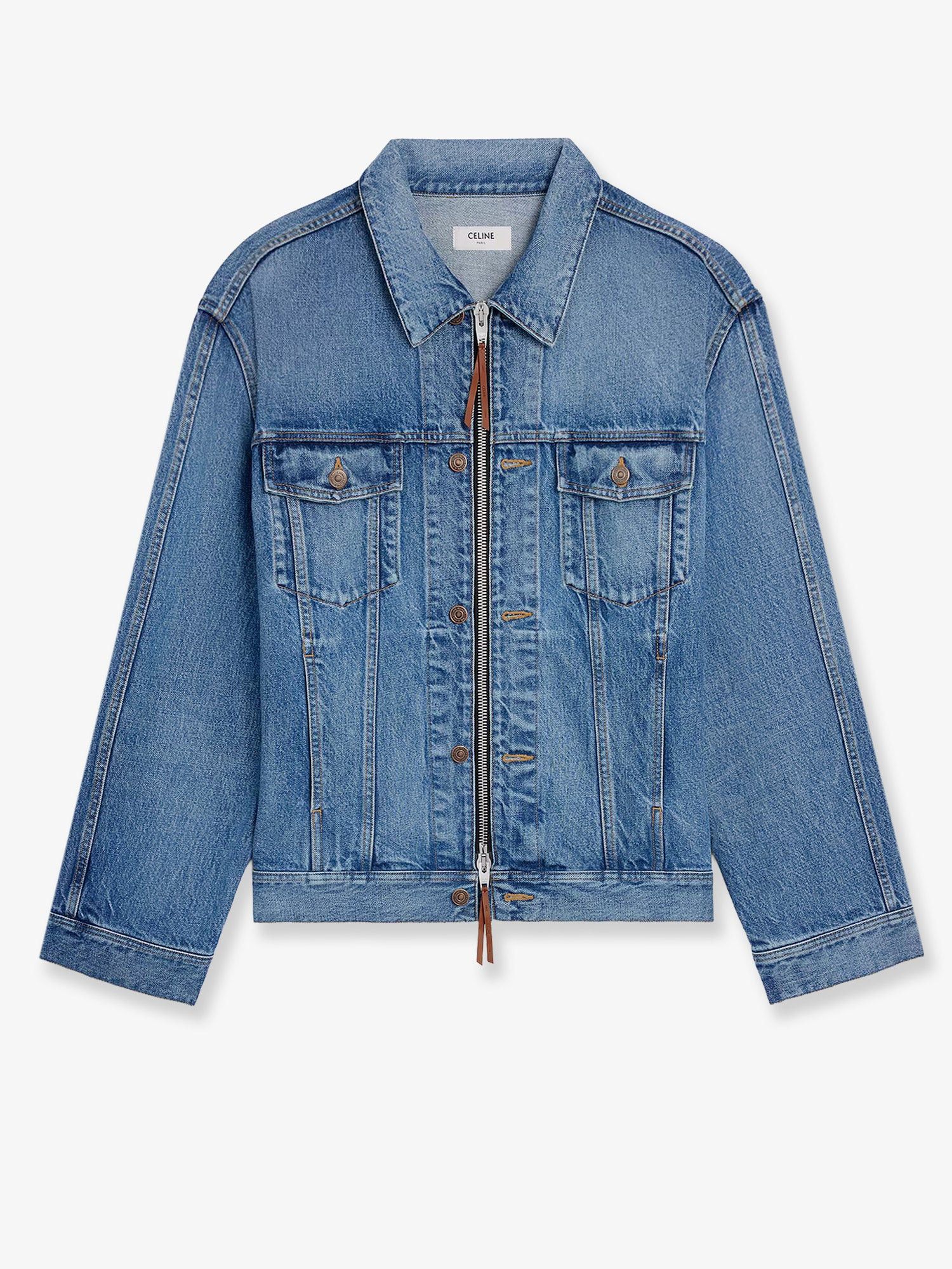 Celine Celine Blue denim jacket Tag Size S Men - USA Tariffs Included Size US S / EU 44-46 / 1 - 1 Thumbnail