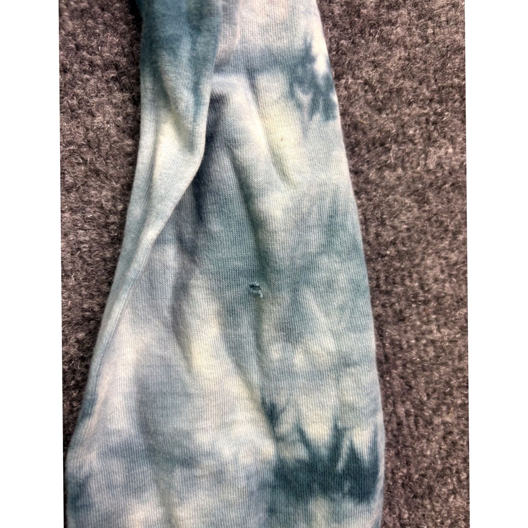 Athleta Athleta Hoodie Womens Small Blue Tie Dye Long Sleeve Cotton Blend Pullover Size S / US 4 / IT 40 - 5 Thumbnail