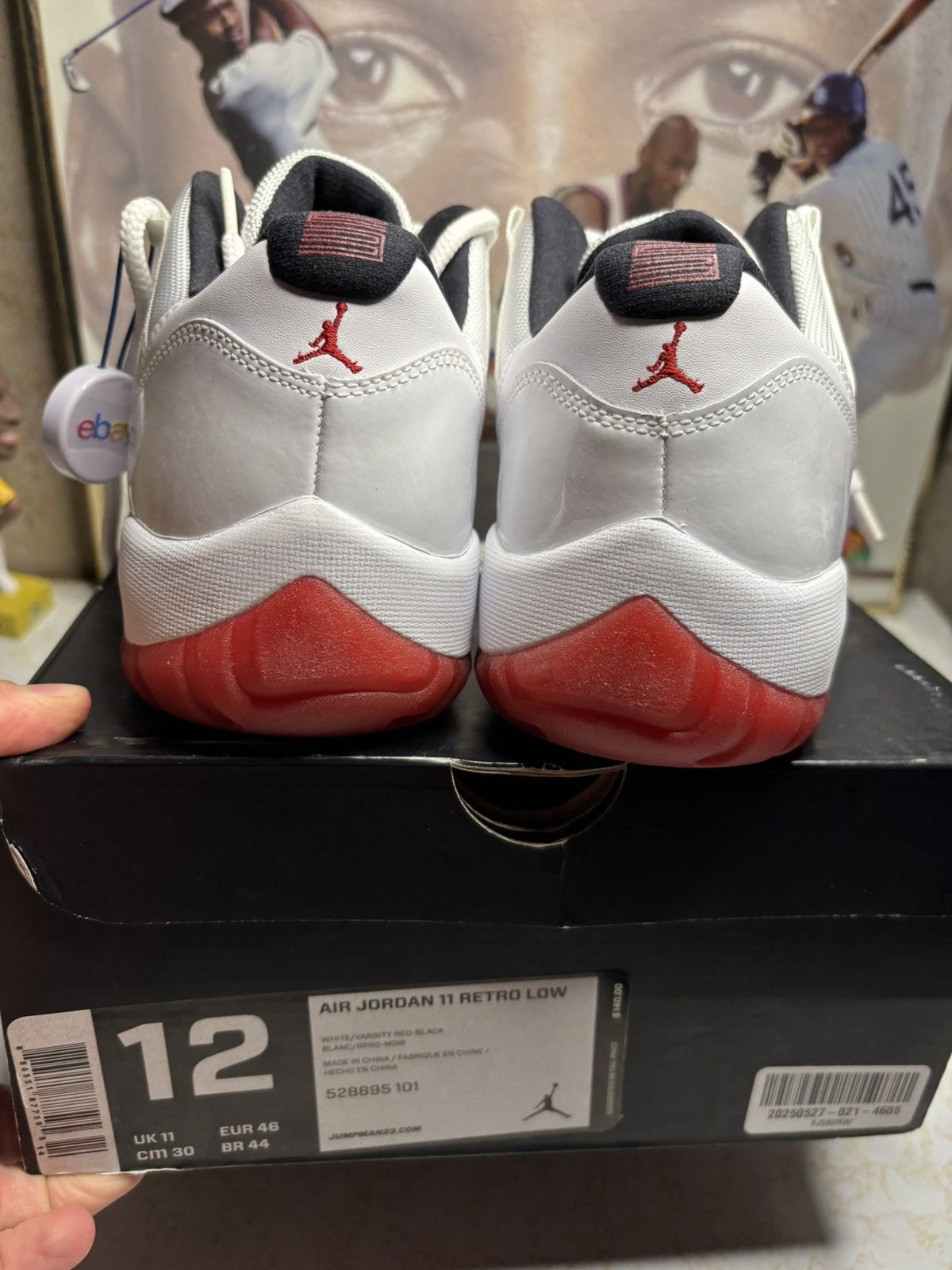 Jordan Brand Jordan Retro 11 low ‘cherry’ Size US 12 / EU 45 - 7 Thumbnail