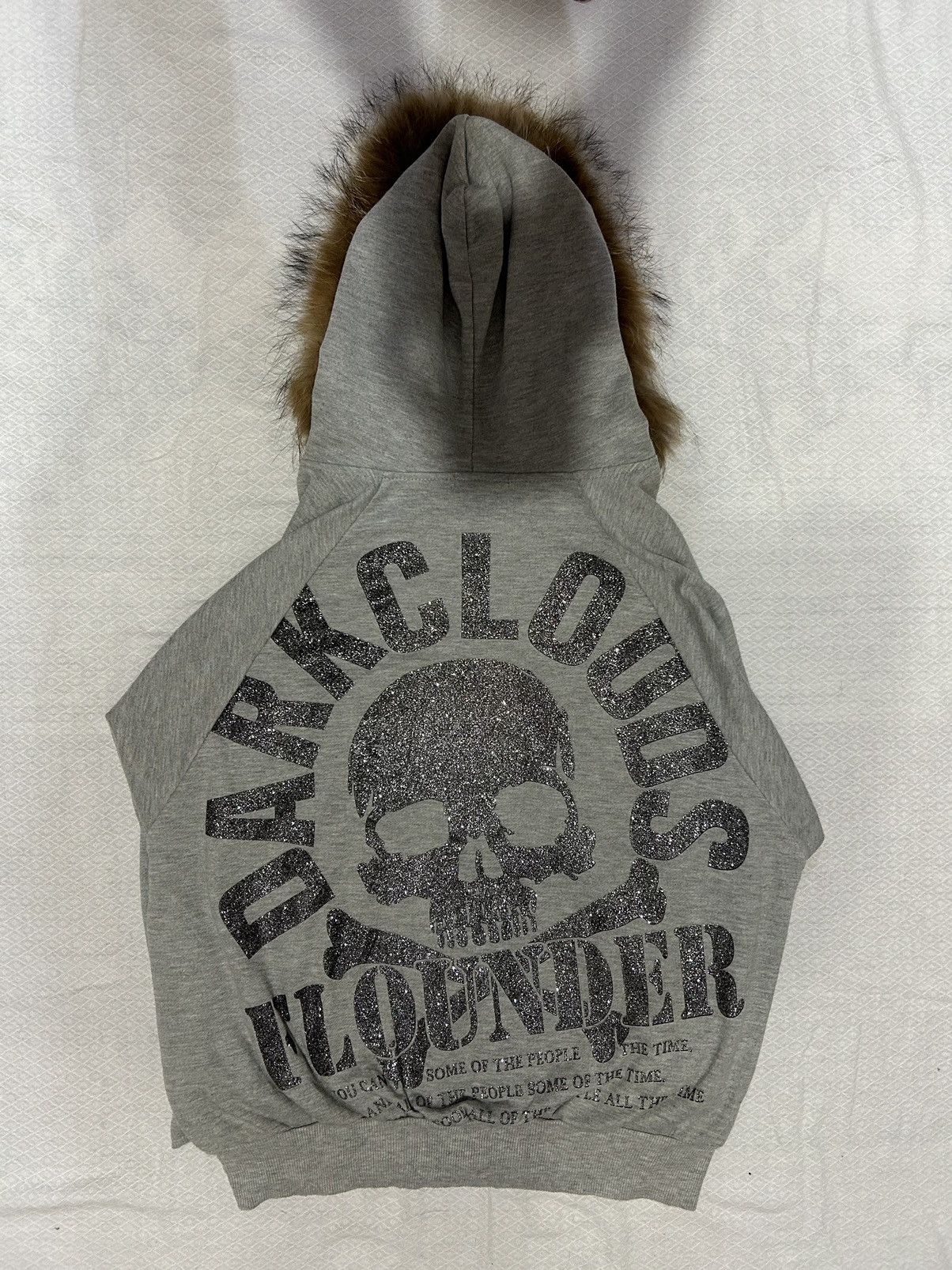 Japanese Brand 💸BINDINGOFFER💸Fur Hoodie Flounder Skull LGB Ifsixwasnine Size US L / EU 52-54 / 3 - 11 Thumbnail