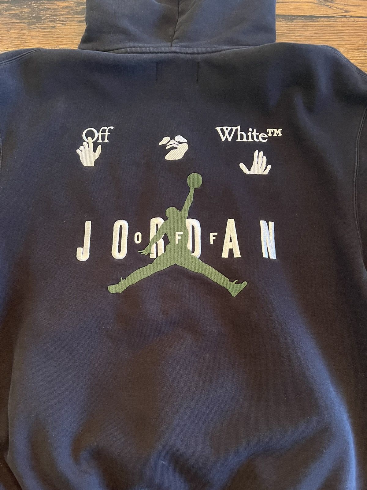 Jordan Brand × Nike × Off-White Off White Sweatshirt Size US XL / EU 56 / 4 - 2 Thumbnail