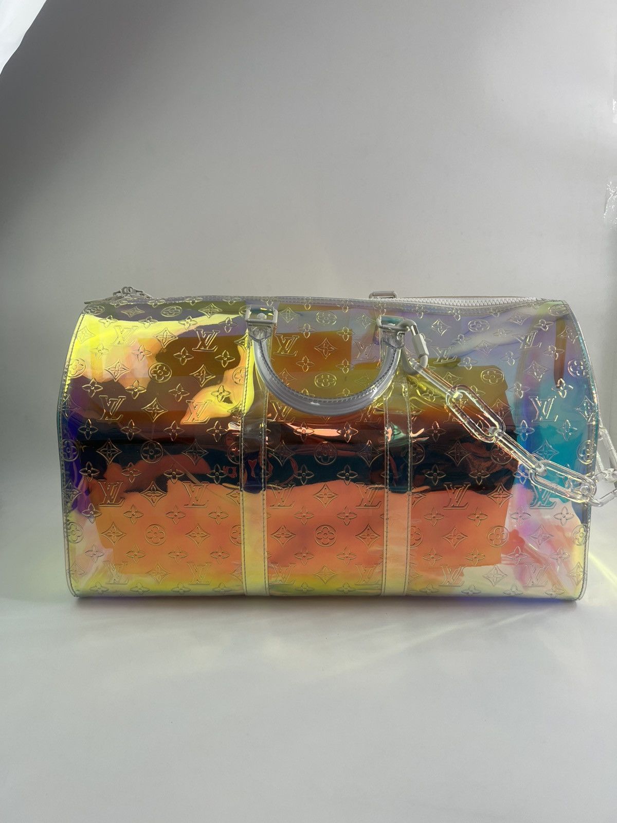 Louis Vuitton Louis Vuitton Keepall Bandouliere 50 Prism Monogram Size 40 - 3 Thumbnail