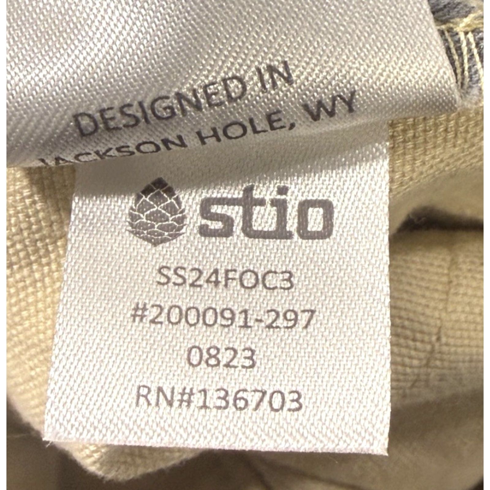 Vintage Stio Pants 5 Pocket Chino Regular Men 36x31.5 Khaki Beige Cotton Spandex Stretch Outdoors Size US 36 / EU 52 - 8 Thumbnail