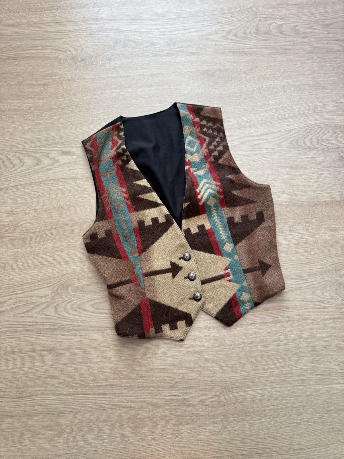 Cowboy Equipment Vintage 90’s Western Cowboy Navajo Style Vest Size US S / EU 44-46 / 1 - 1 Thumbnail