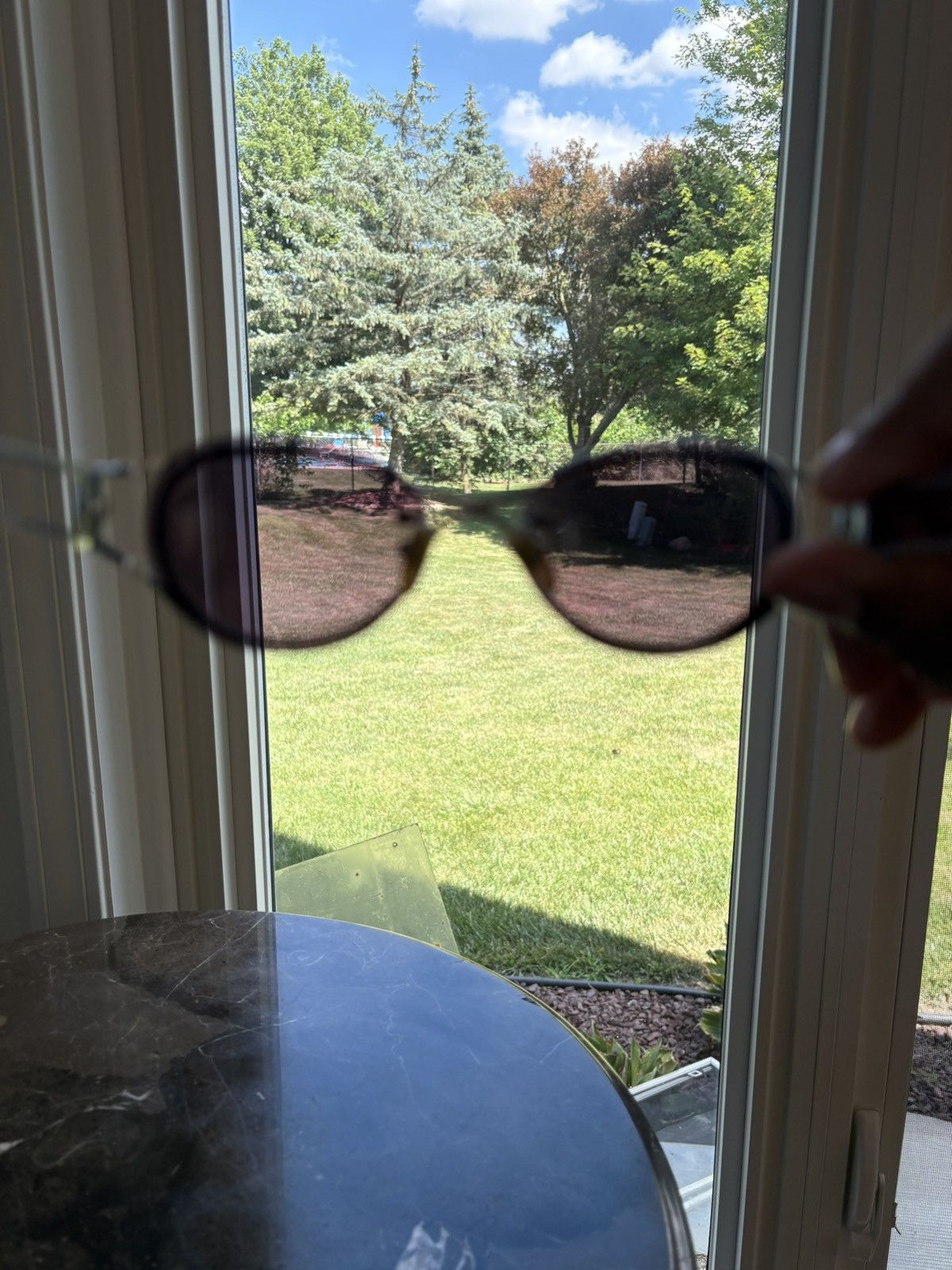 Yohji Yamamoto Yohji Yamamoto 52-5105 Vintage 90s Sunglasses Size ONE SIZE - 7 Thumbnail