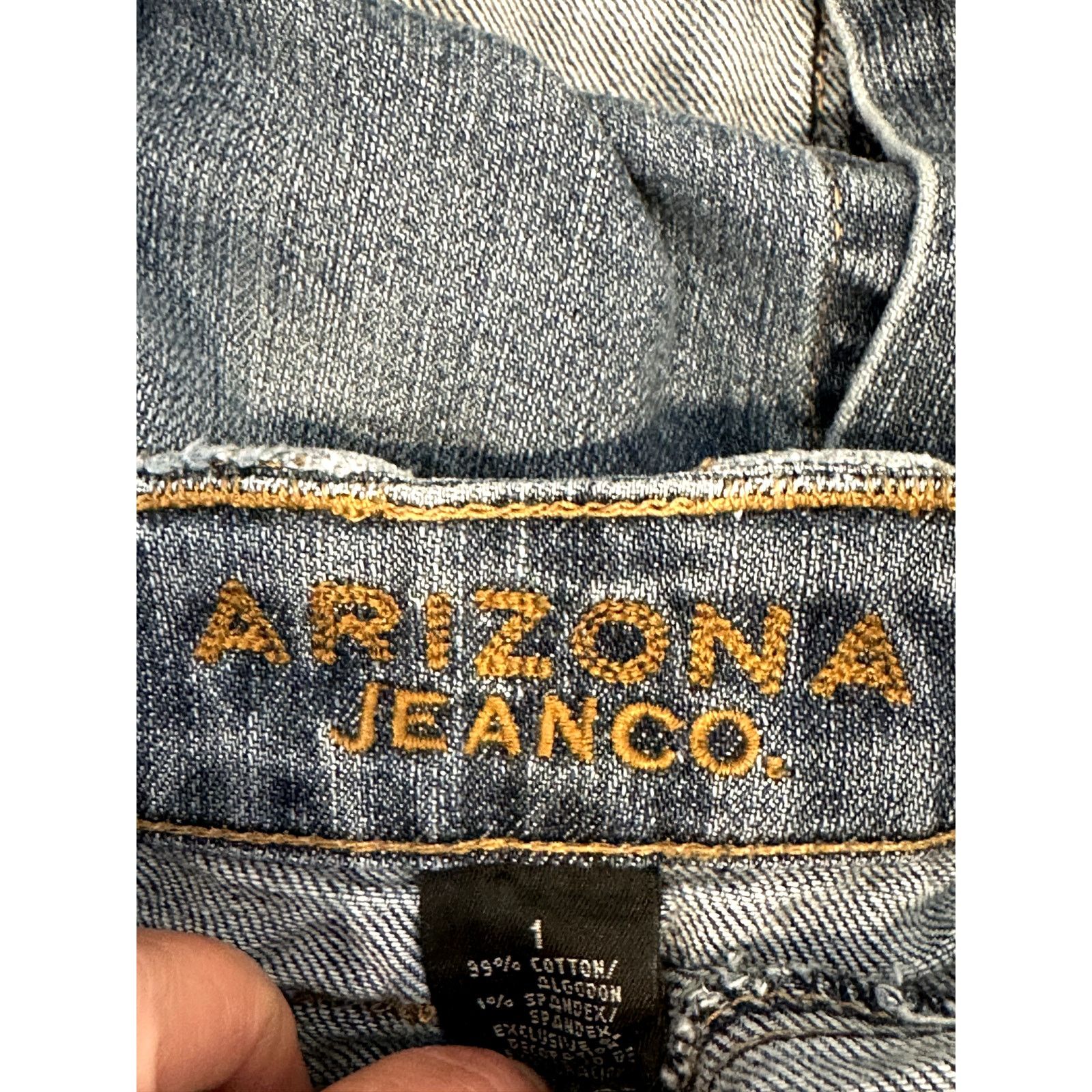 Other Arizona Jeans Co. Women's Jean Skirt Braided Belt Loops 27" Size 27" / US 4 / IT 40 - 7 Thumbnail