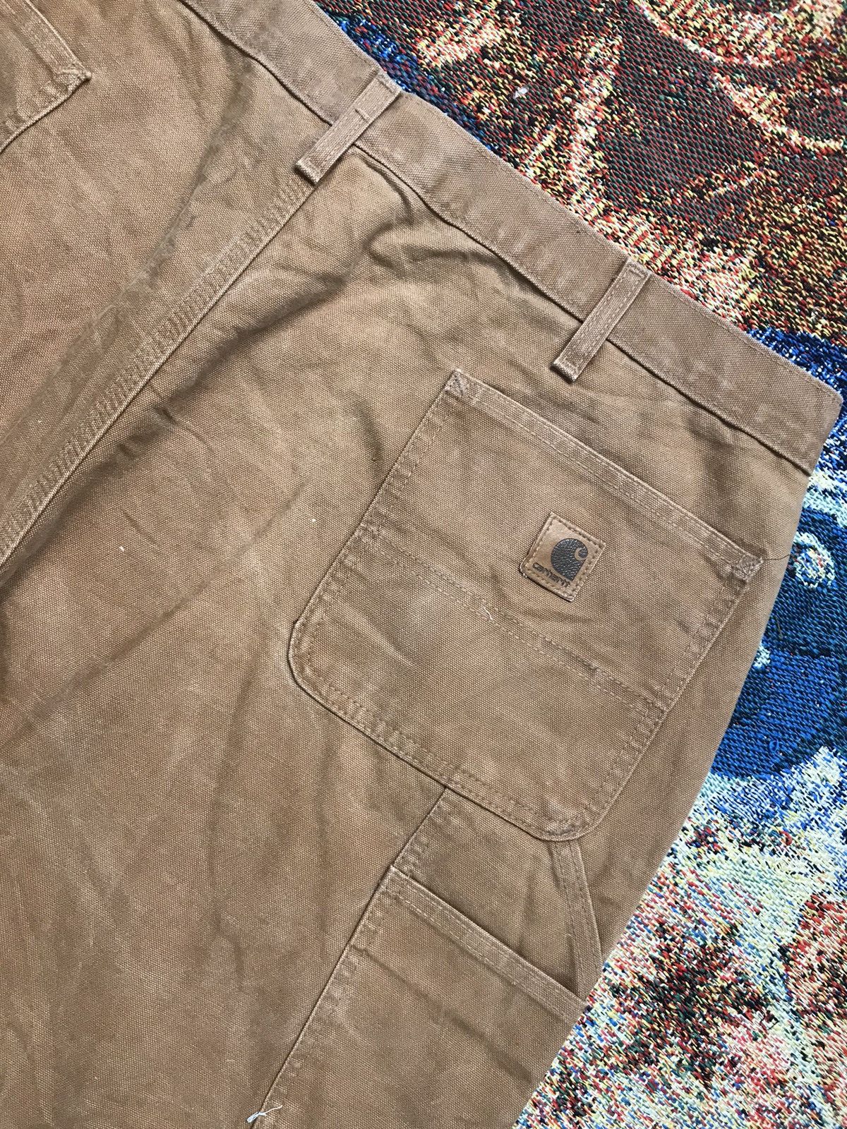 Carhartt Vintage Carhartt B25 BRN carpenter short Size US 42 / EU 58 - 11 Thumbnail
