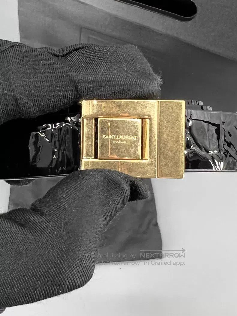 Saint Laurent Paris Saint Laurent Paris Belt i Size ONE SIZE - 2 Thumbnail