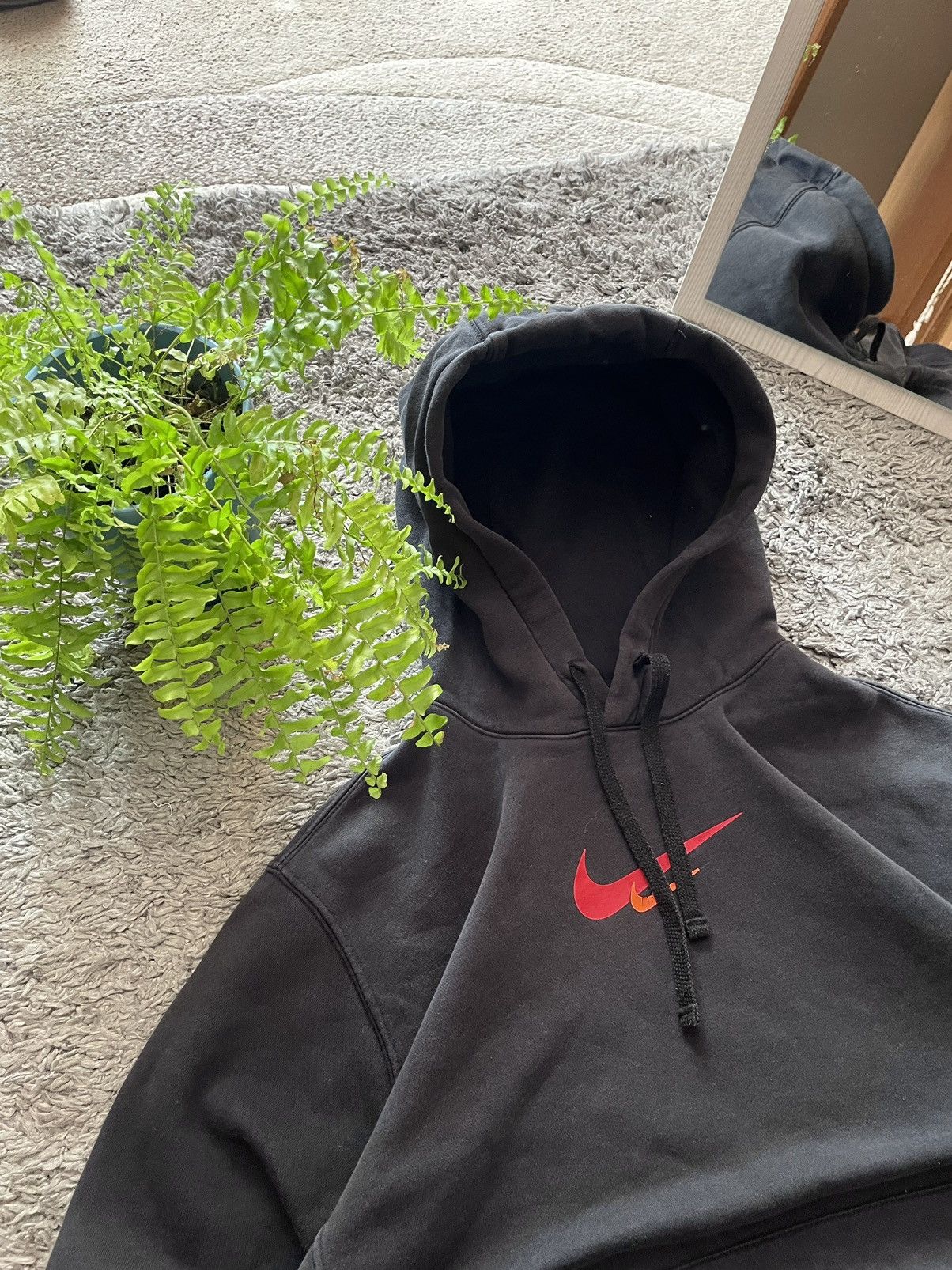 Nike × Vintage Nike Hoodie Streetwear Vintage Big Logo Swoosh Rare Size US M / EU 48-50 / 2 - 15 Thumbnail