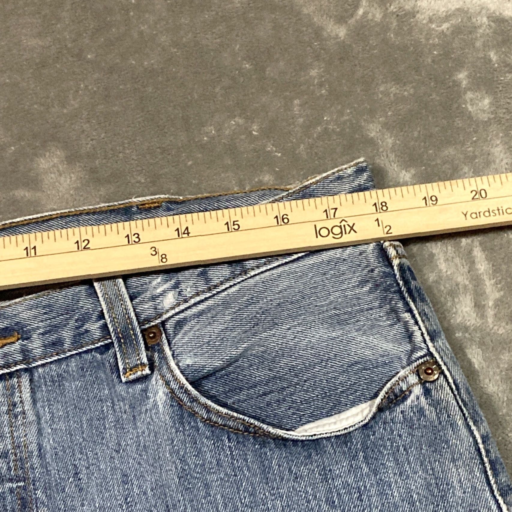 Levi's Levis 501 Jeans Men 36x29 37x30 Tag Original Fit Wash Button Fly Denim Casual Size US 38 / EU 54 - 3 Thumbnail