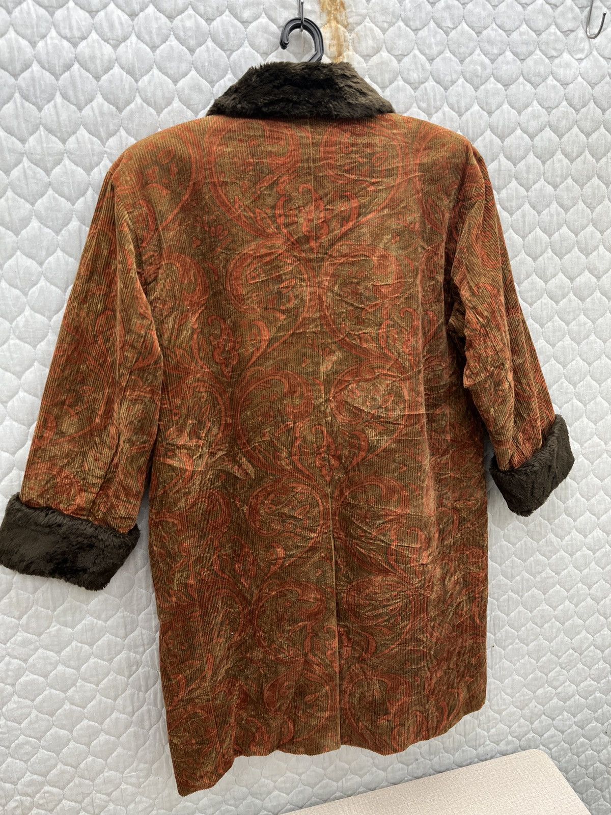 Yves Saint Laurent 🔥🔥🔥STEALS VINTAGE YVES SAINT LAURENT CORDUROY PAISLEY COAT Size M / US 6-8 / IT 42-44 - 5 Thumbnail